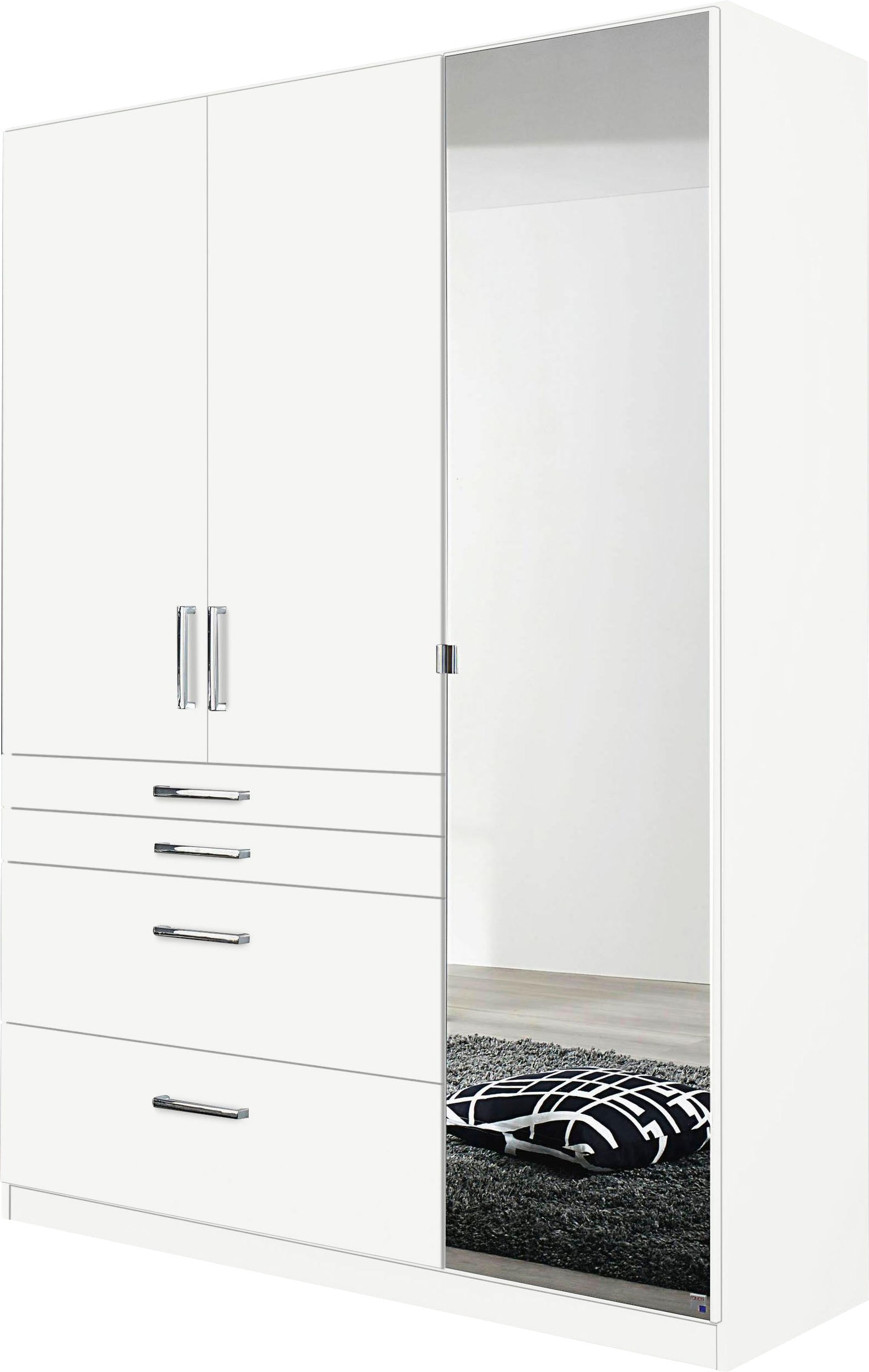 rauch Kleiderschrank »Harburg Bestseller im Schlafzimmer«, Schlafzimmerschrank Schrank Garderobe mit Spiegel