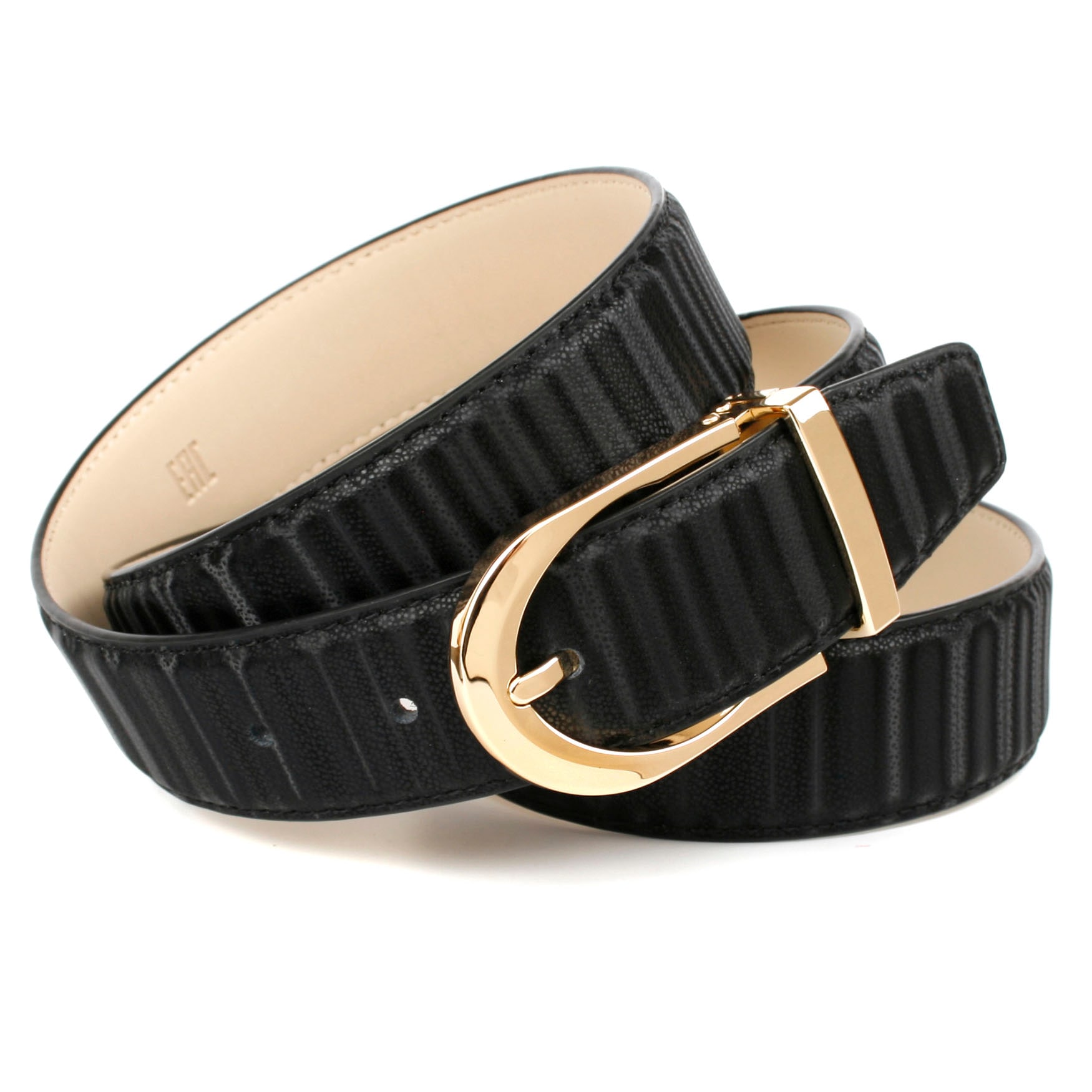Anthoni Crown Ledergürtel, mit glänzender Schließe online kaufen ovaler