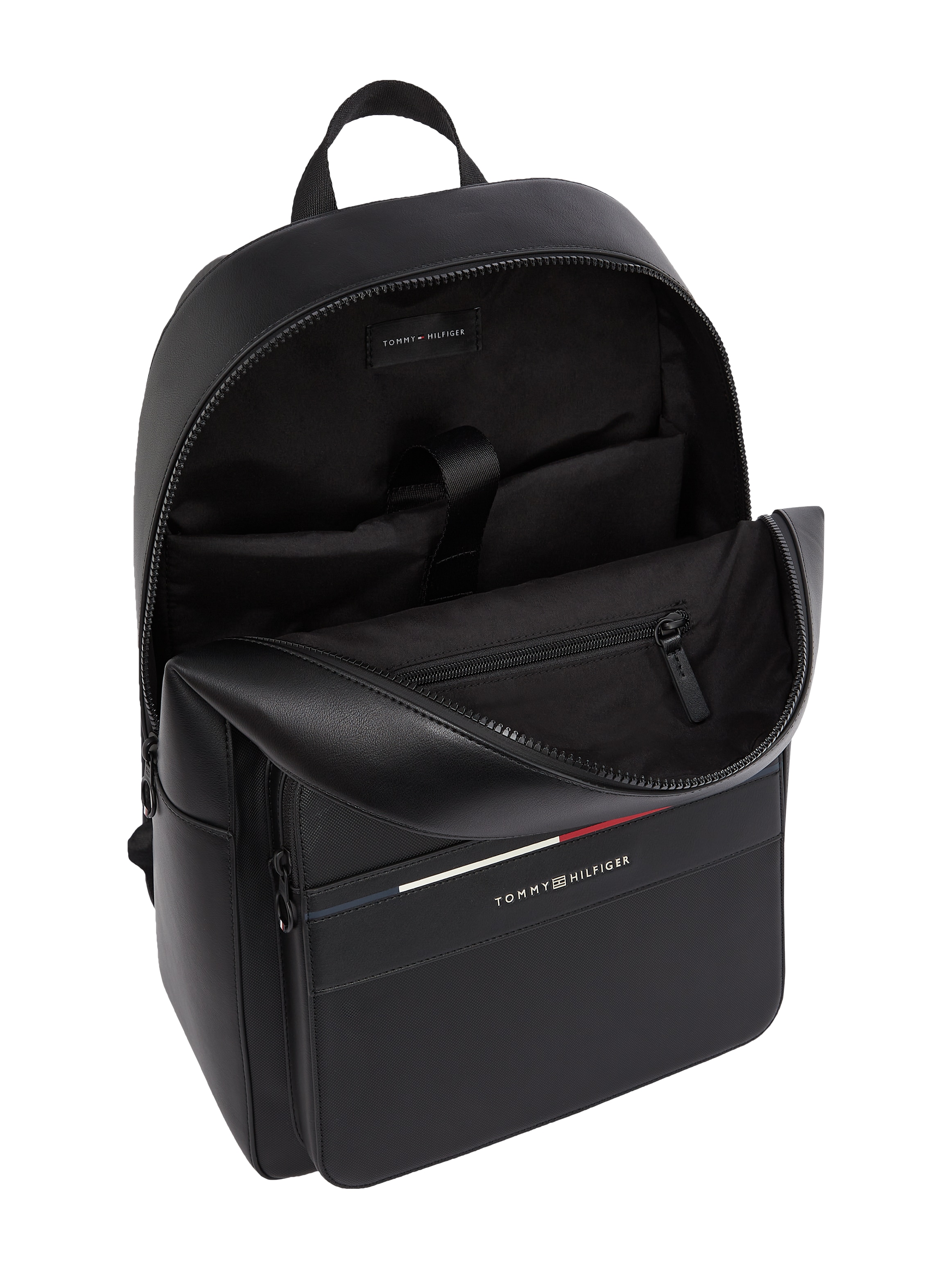 Tommy Hilfiger Cityrucksack »TH FOUNDATION BACKPACK«, Herren-Rucksack mit Laptopfach für Geschäftreise geeignet