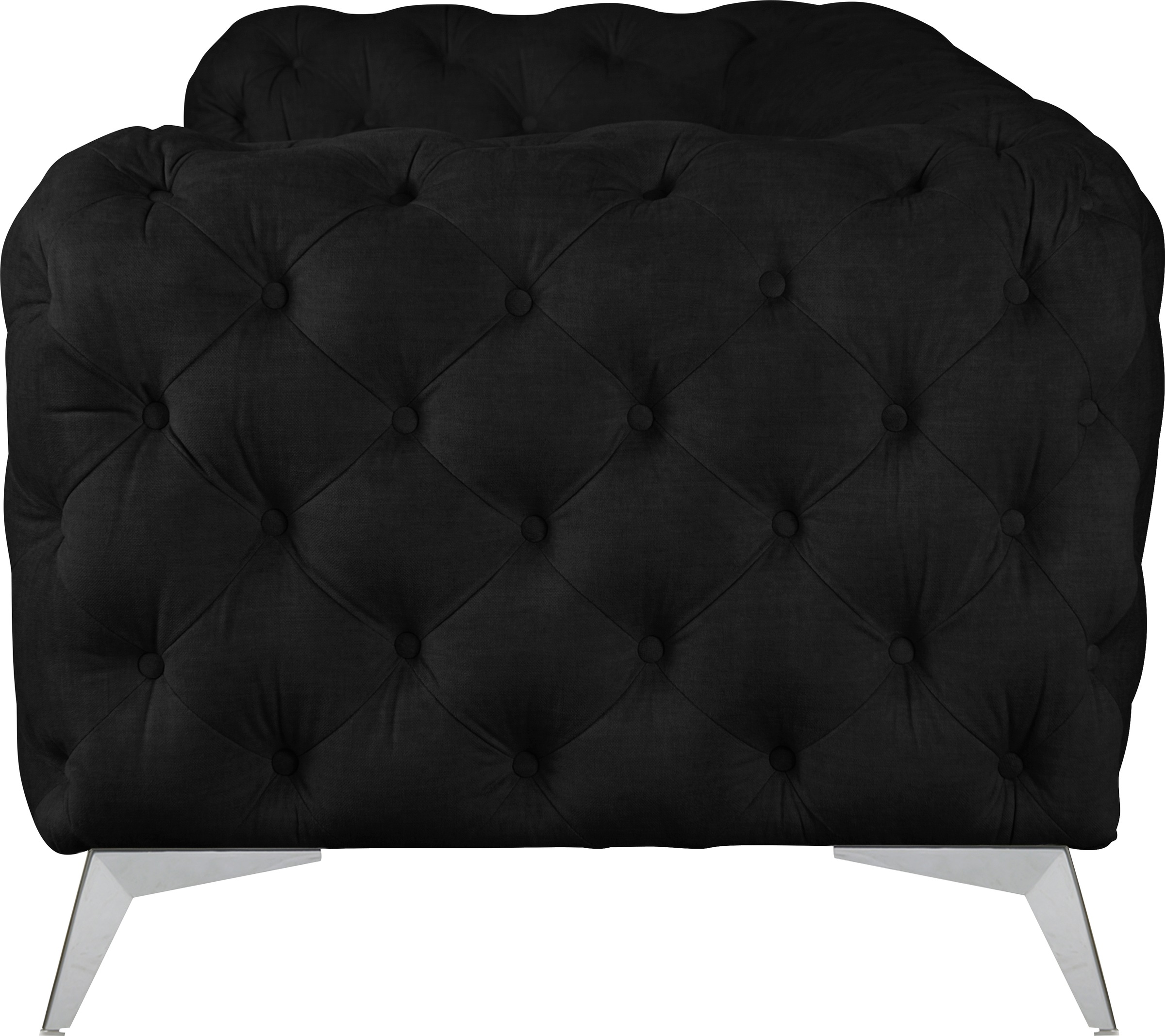 Leonique Chesterfield-Sofa »Glynis«, aufwändige Knopfheftung, moderne Chesterfield Optik, Fußfarbe wählbar