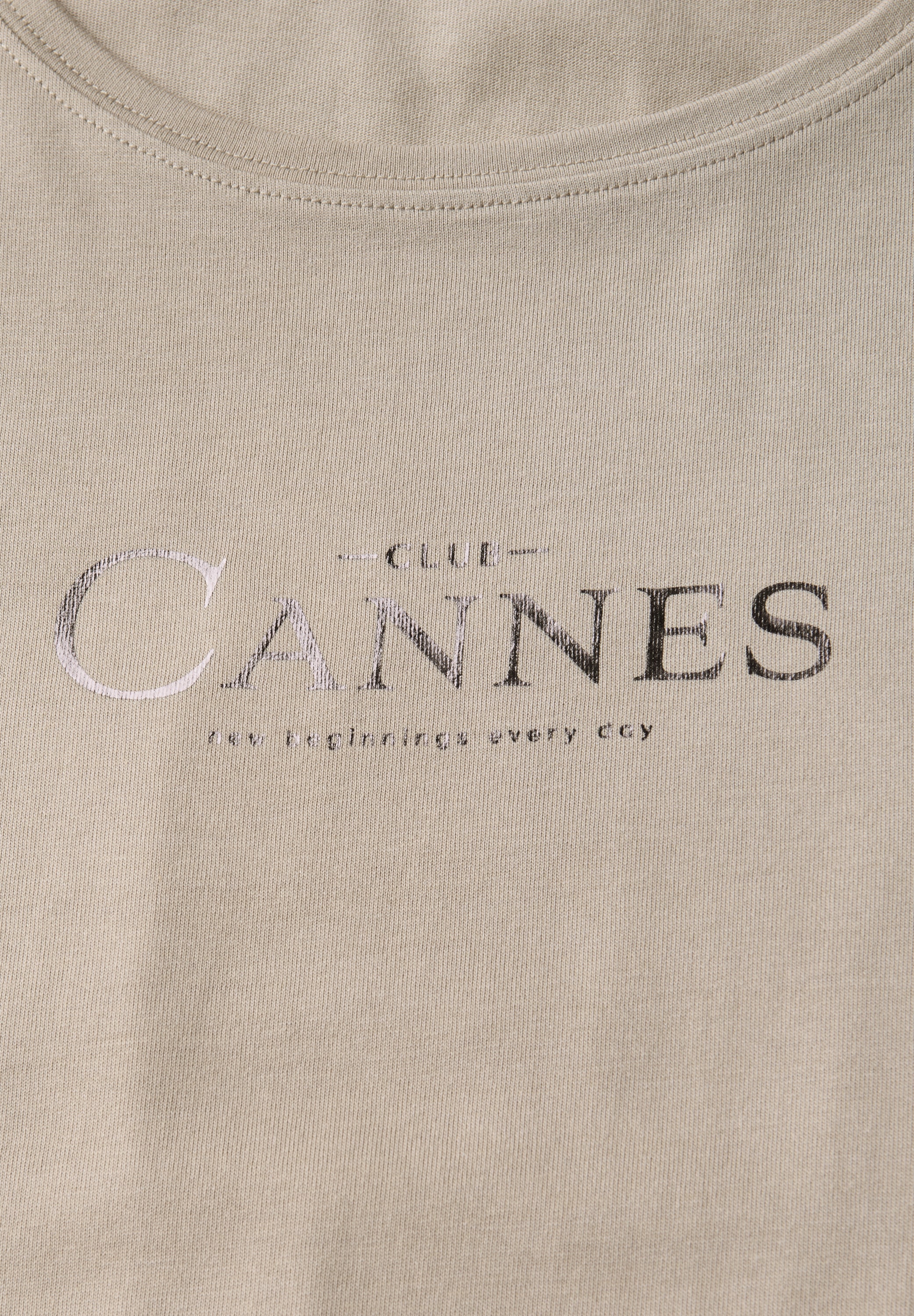 STREET ONE Shirttop, mit Folien-Wording