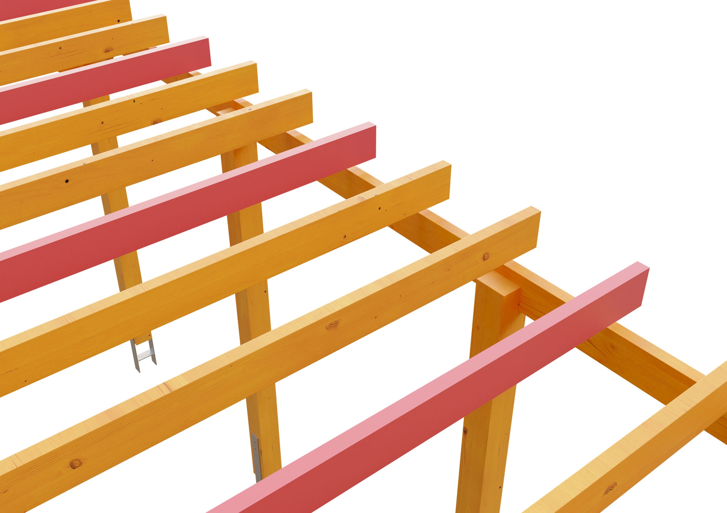 SKANHOLZ Carport-Stützelement »Schneelasterhöhung« sk=2, 50kN/m² Eiche hell