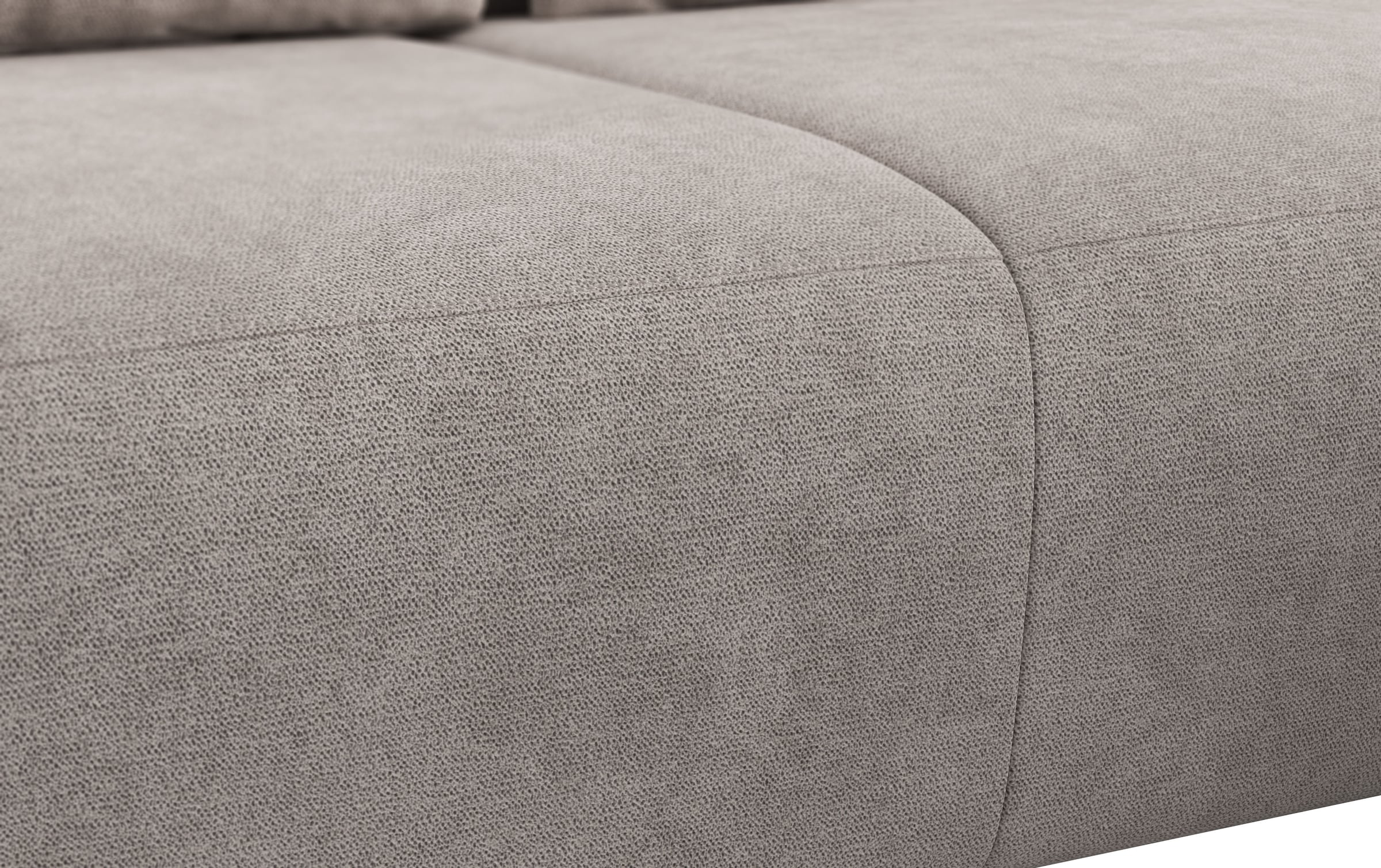 COTTA Ecksofa »Side L-Form, mit Kopfteilverstellung & 3 Nierenkissen«, optional motorische Sitztiefenverstellung