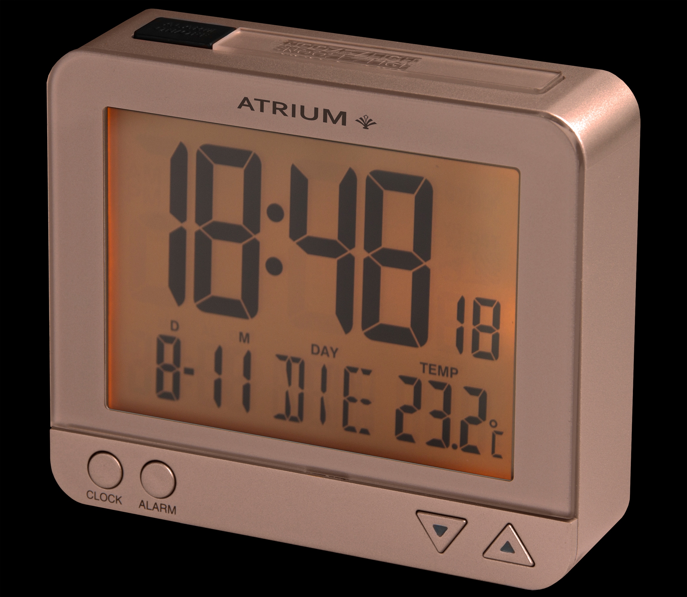 Atrium Funkwecker »A760-17«, Digitalwecker, Quarzwecker, Innentemperatur, Schlafzimmer