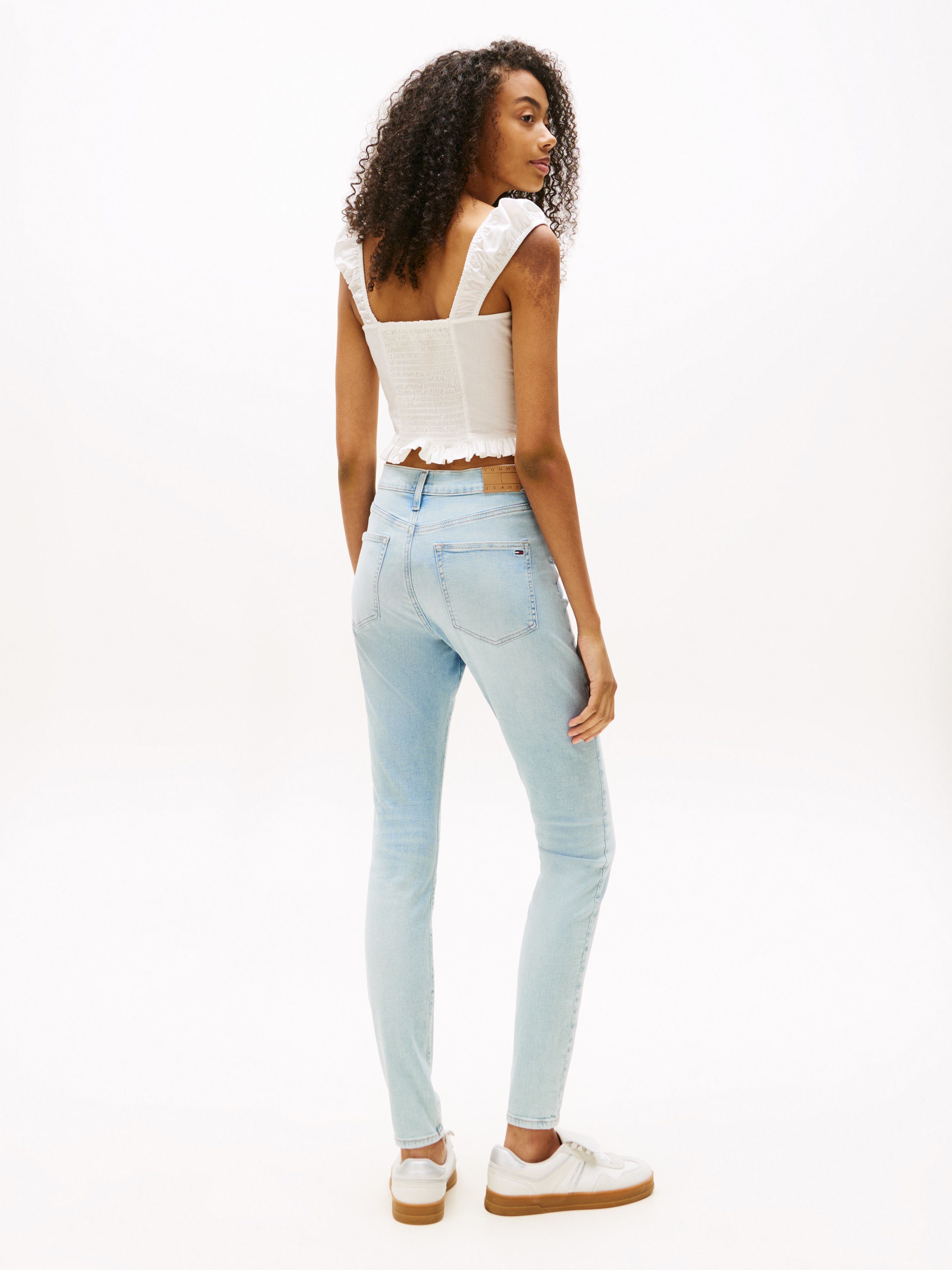 Tommy Jeans Skinny-fit-Jeans »Sylvia High Rise Skinny«, in Knöchellänge, in blauer Waschung