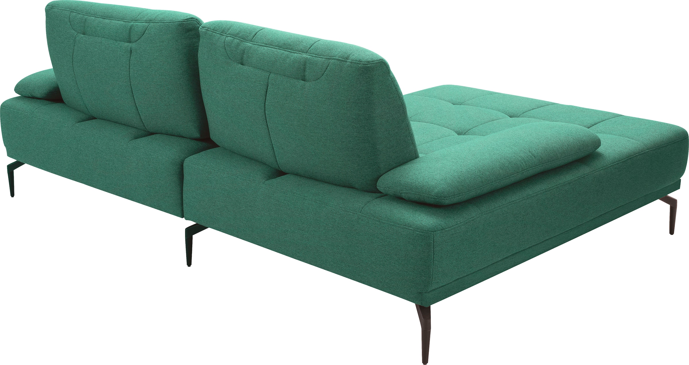 Ecksofa, Inklusive - fashion sofa kaufen Armlehnenverstellung, Sitztiefenverstellung, Metallfüße auf exxpo Raten
