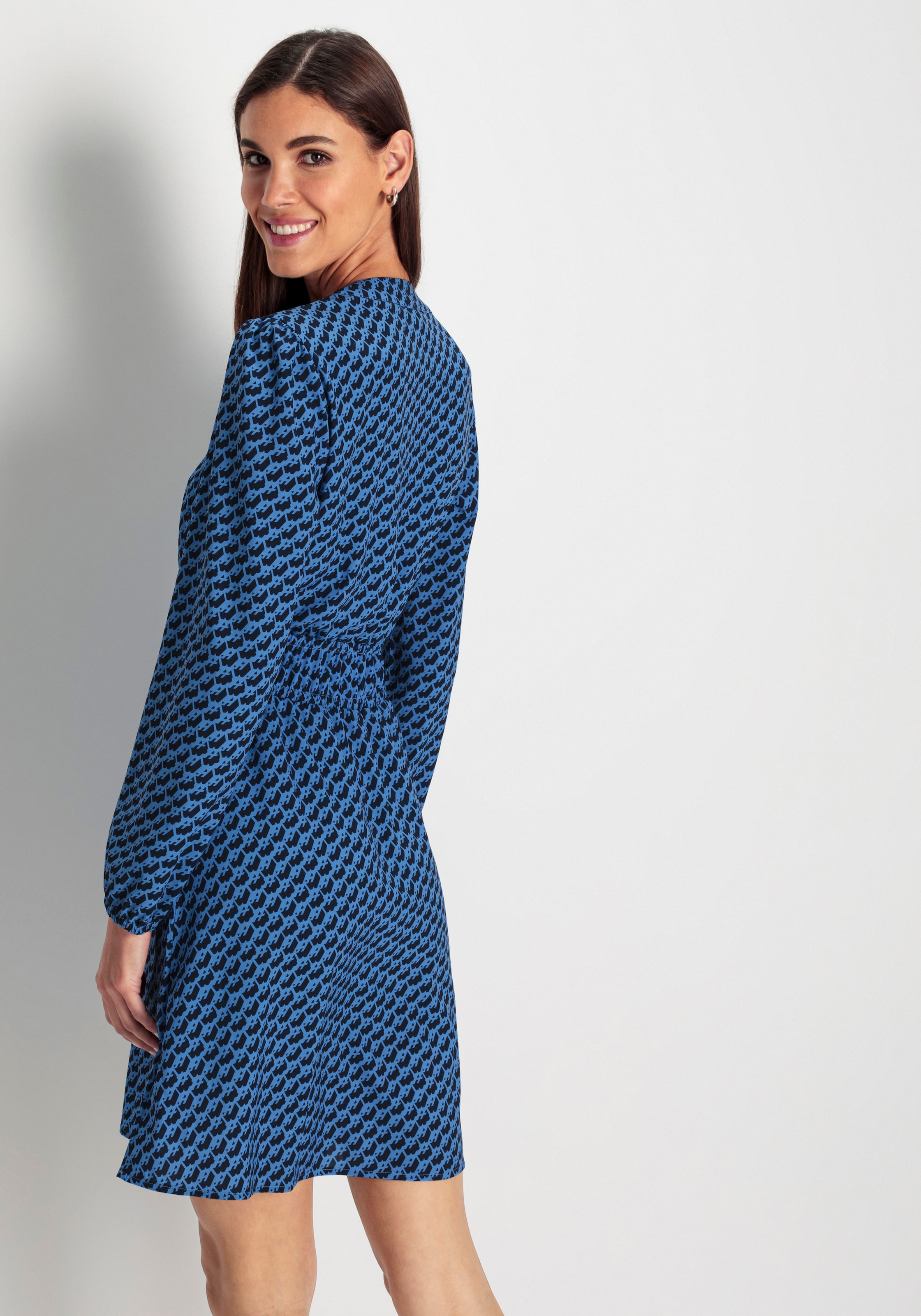 HECHTER PARIS Midikleid, mit elegantem Allover-Print