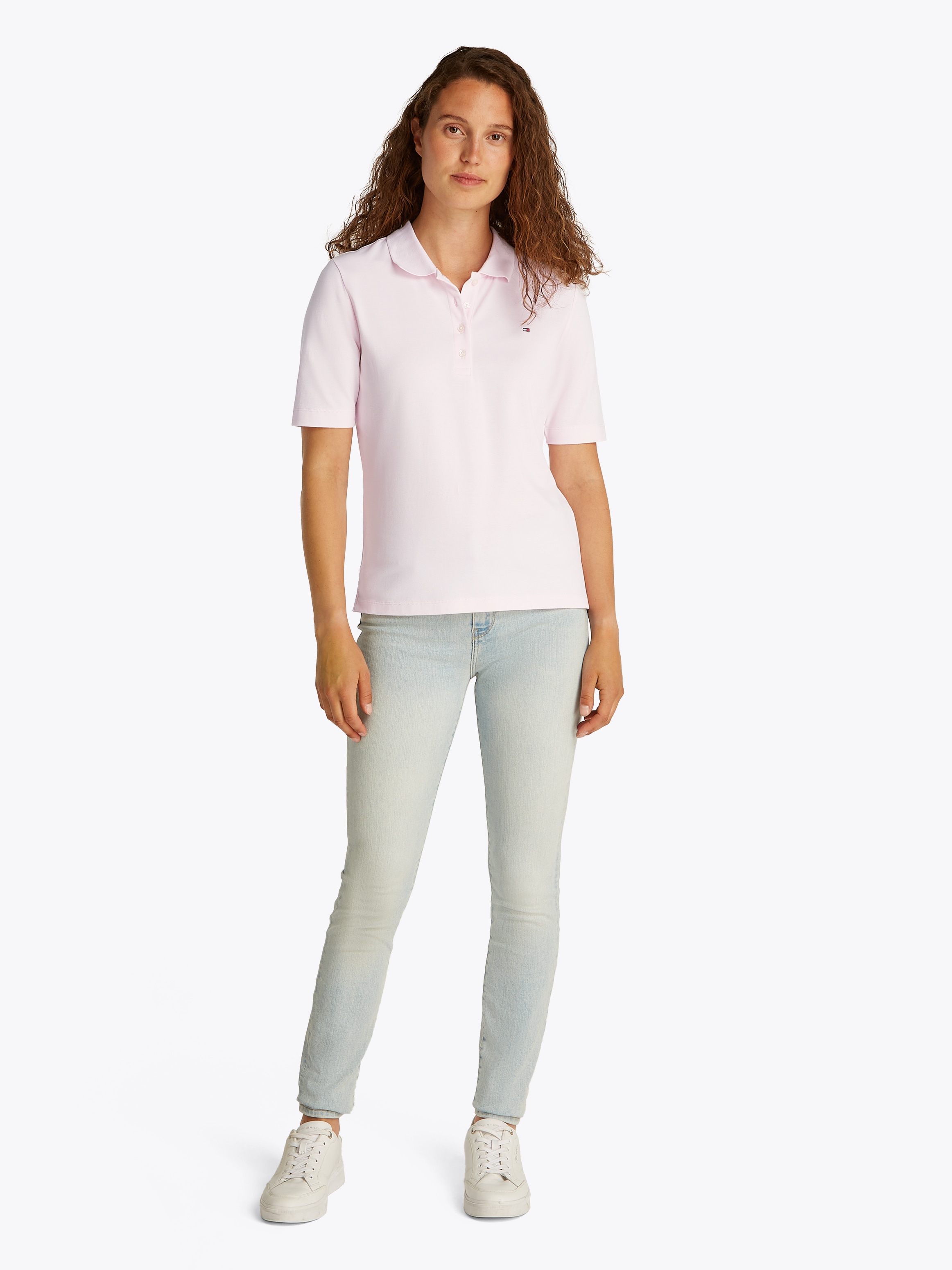 Tommy Hilfiger Poloshirt »1985 Regular Fit Pique Premium Polo«, mit Logo-Stickerei, mit Seitenschlitzen