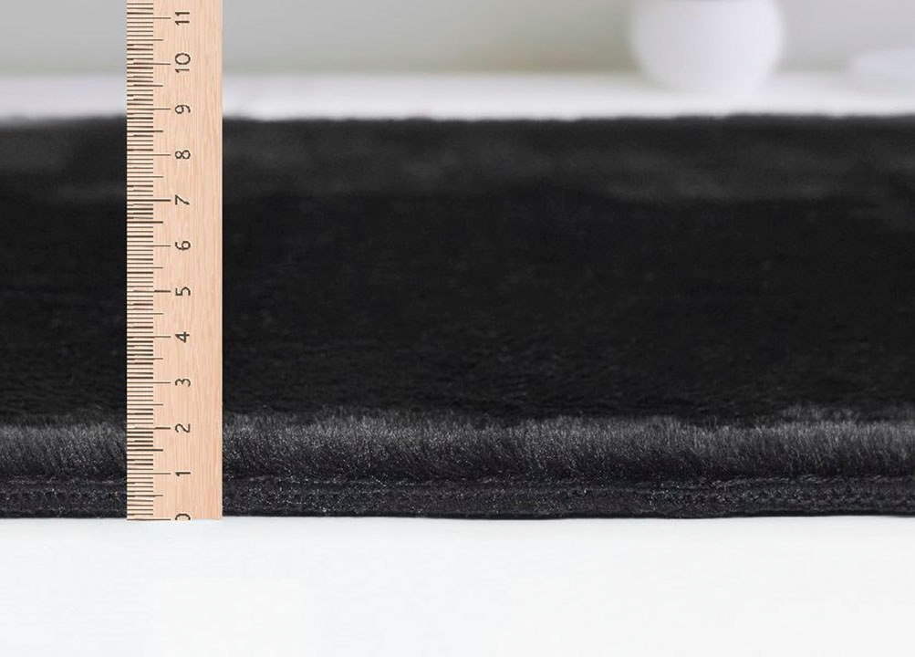 the carpet Teppich »Cosy«, rund, 11 mm Höhe, Wohnzimmer Teppich Fell-Optik waschbar elegant