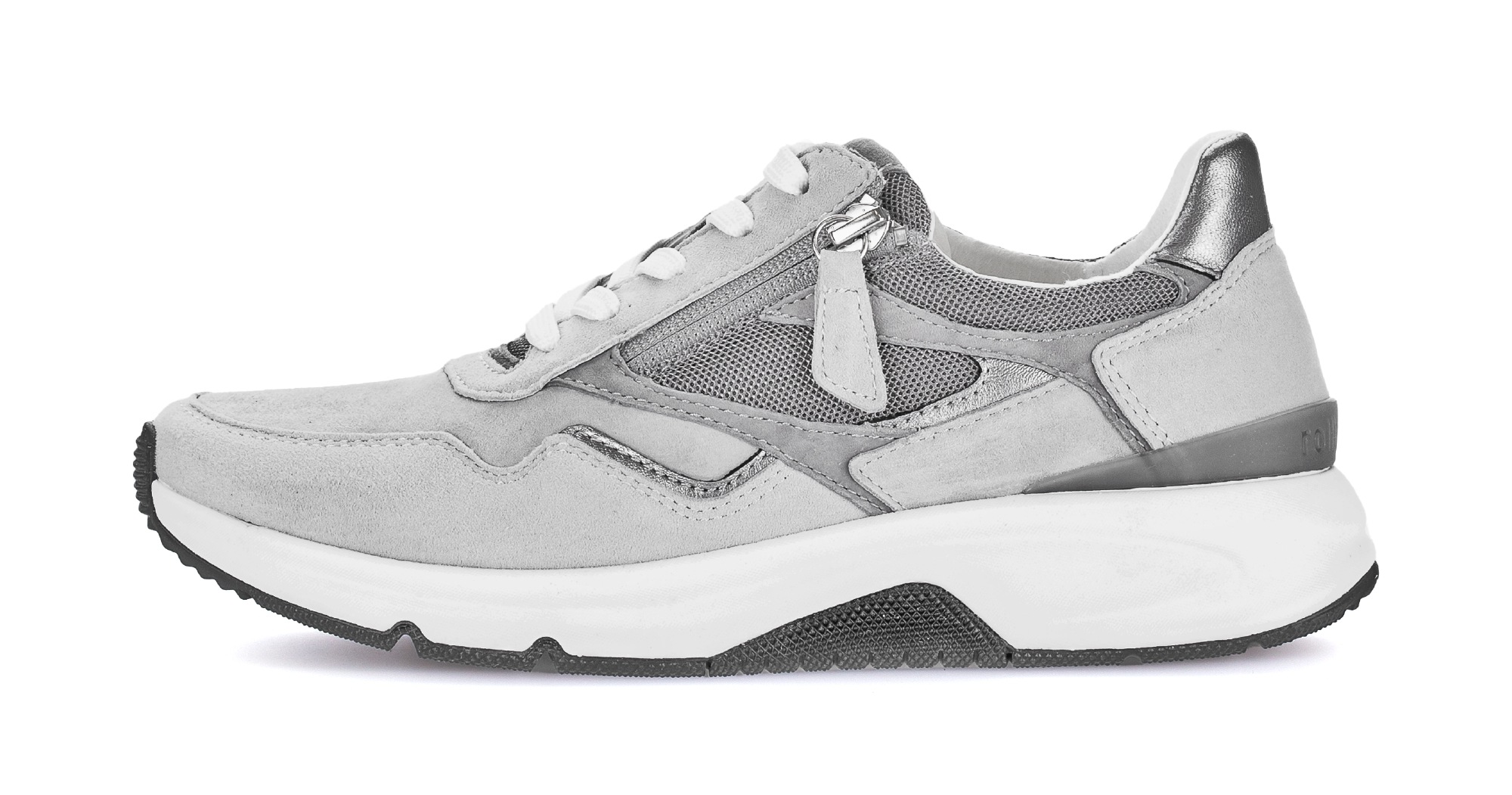 rollingsoft Keilsneaker  , Freizeitschuh, Halbschuh, Schnürschuh, Außenreißverschluss, G-Weite