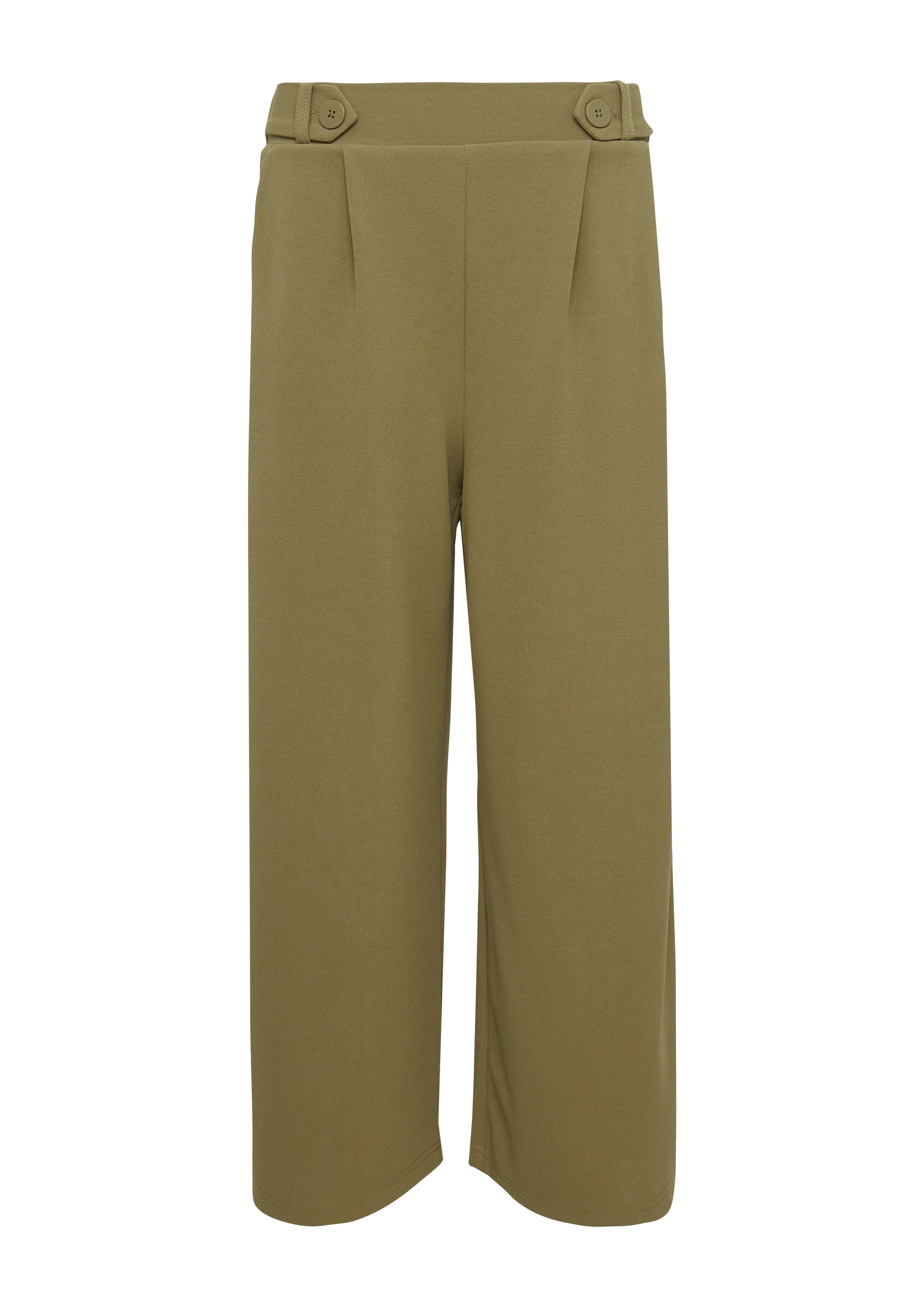 QS Culotte, mit Knopf-Design am Bund