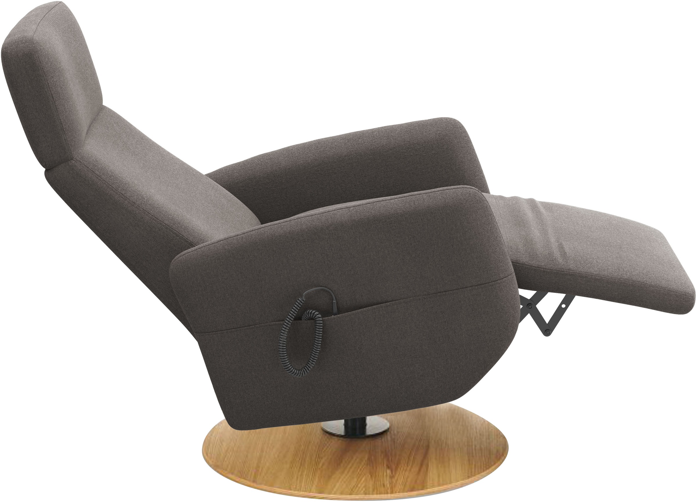 Home affaire TV-Sessel »Rochelle, inkl. Kopfteilverstellung & 360° Drehfunktion«, (1 St.), TV-Sessel mit Drehfunktion 360 Grad
