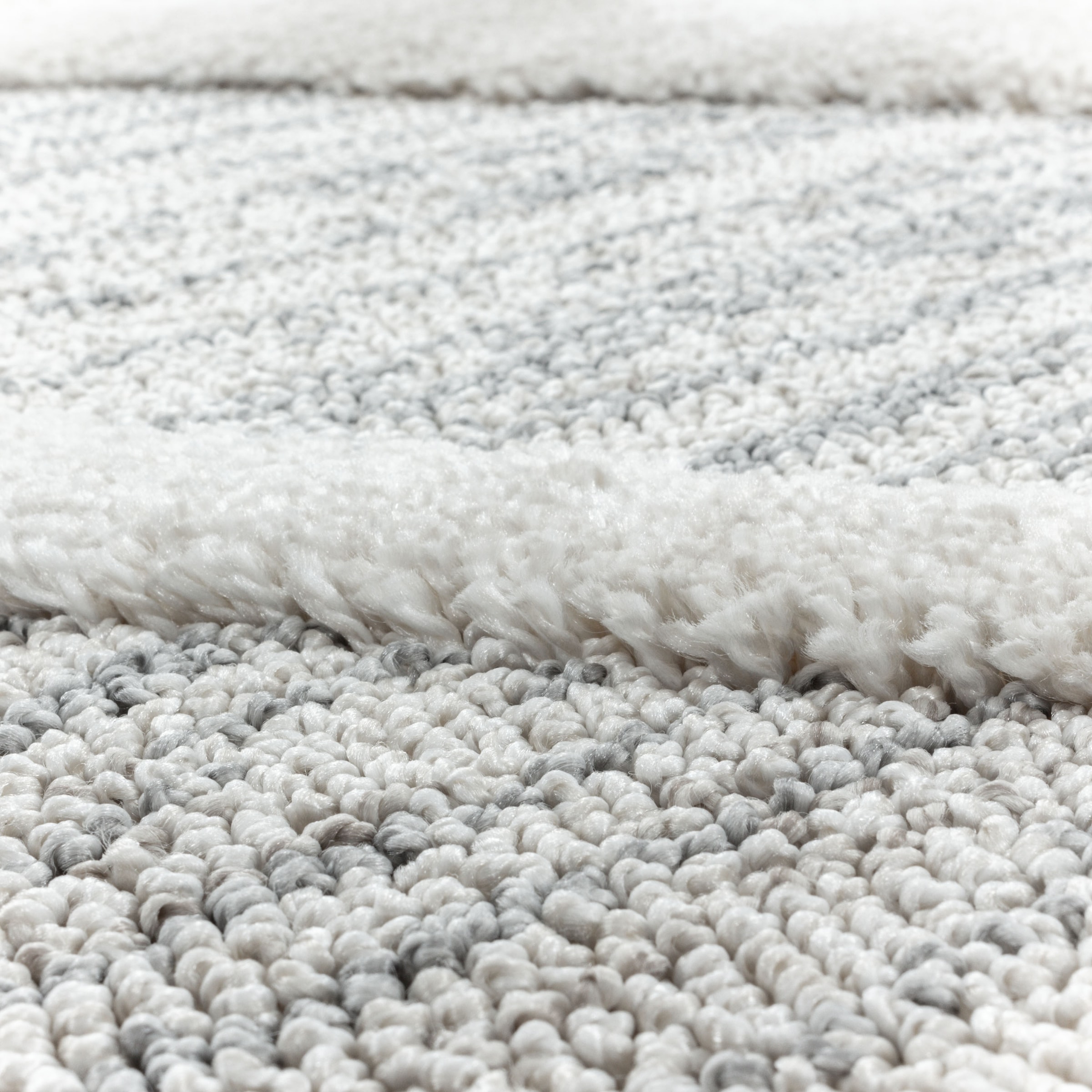 Ayyildiz Teppiche Teppich »PISA 4703«, rechteckig, 20 mm Höhe, Läufer, rund, Hoch Tief Struktur, Wohnzimmer, Schlafzimmer