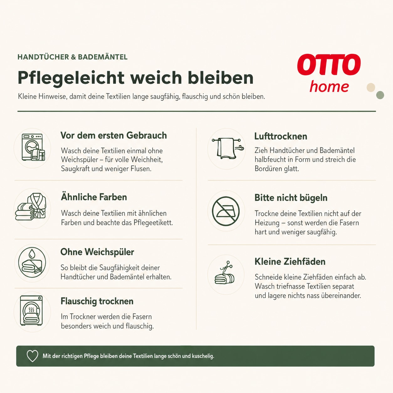 OTTO home Handtücher »Juna, als Set und Serie erhältlich, 8 Handtücher, 50x100cm« 8-tlg. Handtuch-Set, 100% Baumwolle, mit Bordüre, Uni-Farben, weich