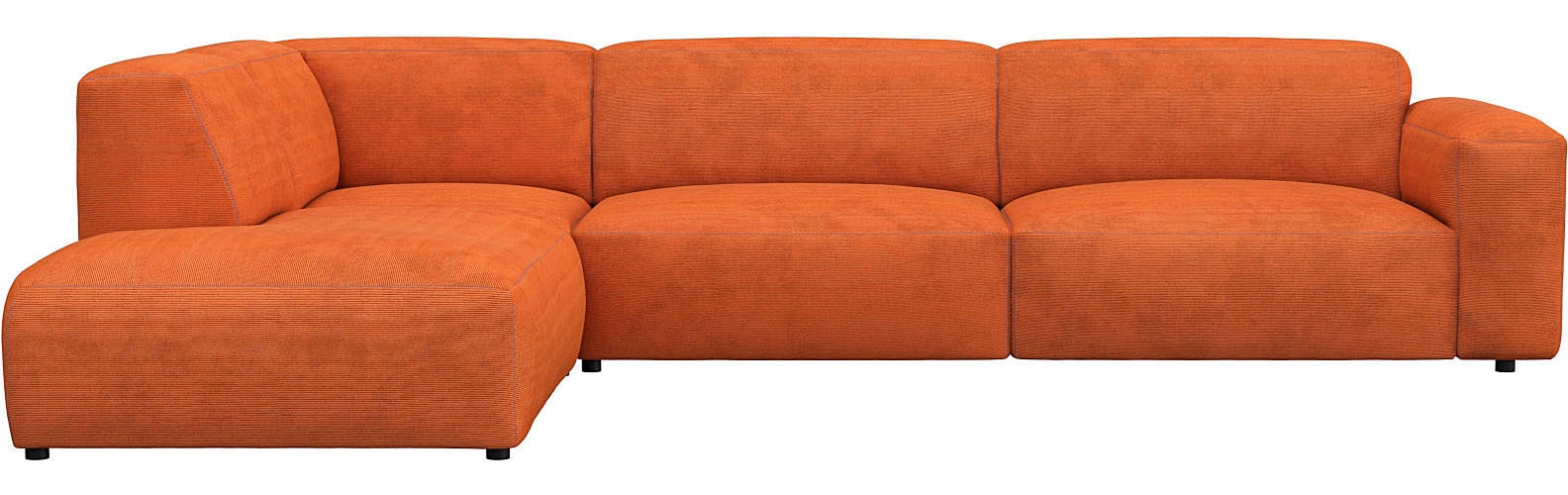 FLEXLUX Ecksofa "Lucera, super bequem durch hochwertigen Sitzaufbau mit Kal günstig online kaufen