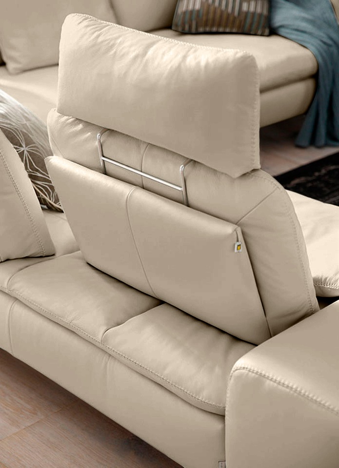 W.SCHILLIG Ecksofa »valentinoo, Designsofa, elegant und bequem, L-Form«, (Set), mit Sitztiefenverstellung, Breite 318 cm