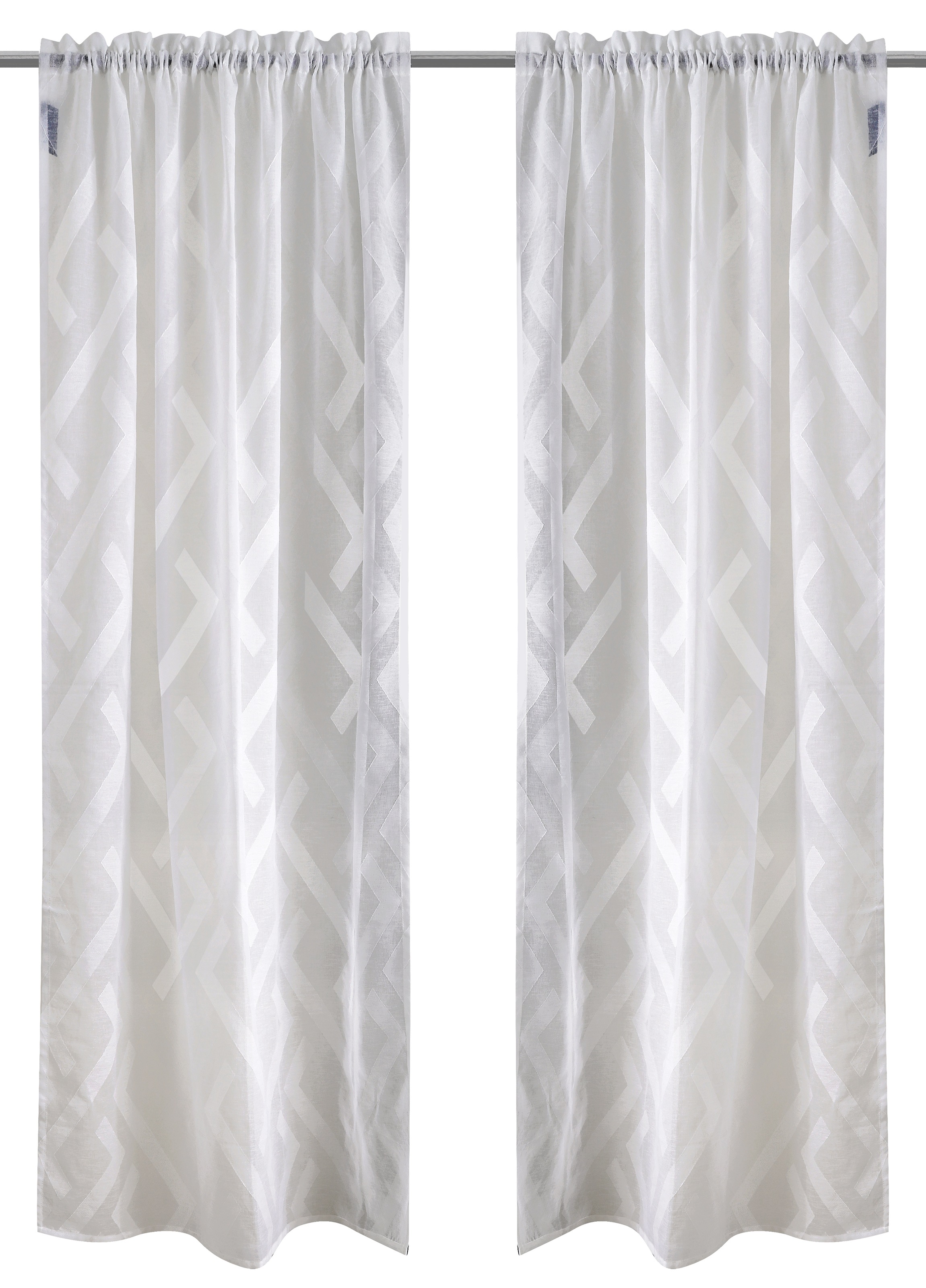 Bruno Banani Gardine »Lynn« Stangendurchzug 1 Stk. tlg. schöner Schal, Sche günstig online kaufen
