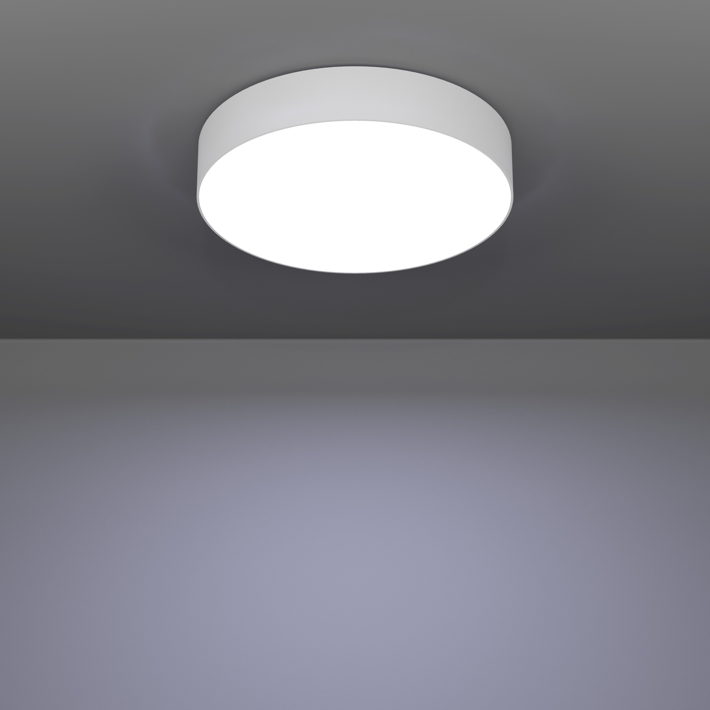 EGLO LED Deckenleuchte »GALLIZZI-Z Deckenlampe - Kunststoff - LED - 15W - IP20« LED-Modul 1 Stk. Kaltweiß | Neutralweiß | RGB | Warmweiß Wohzimmerlampe, Esszimmerlampe, Flur, Schlafzimmer, H7 x Ø39 cm