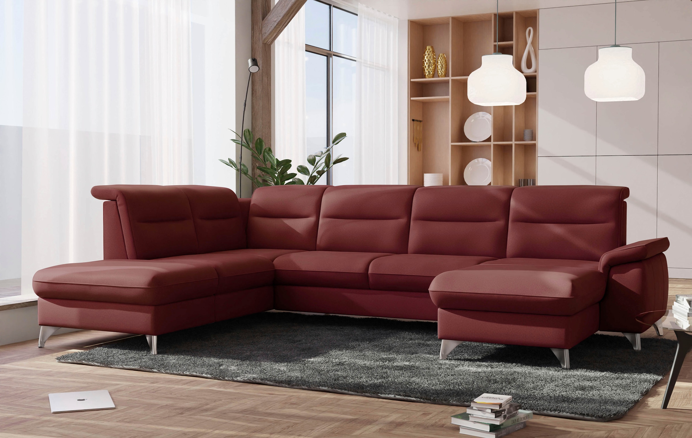 sit&more "Astoria U-Form" wahlweise mit motorischer Relaxfunktion günstig online kaufen