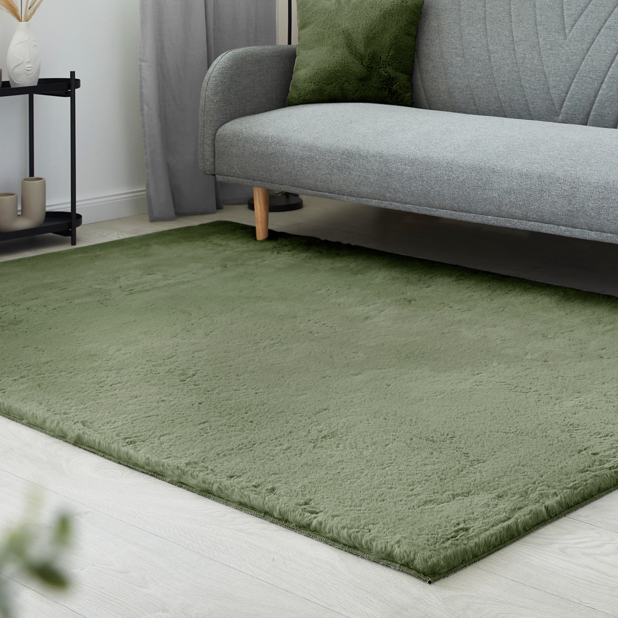 LUXOR living Fellteppich »Novara«, rechteckig, 30 mm Höhe, Kunstfell, Kaninchenfell-Haptik, besonders weicher Hochflor