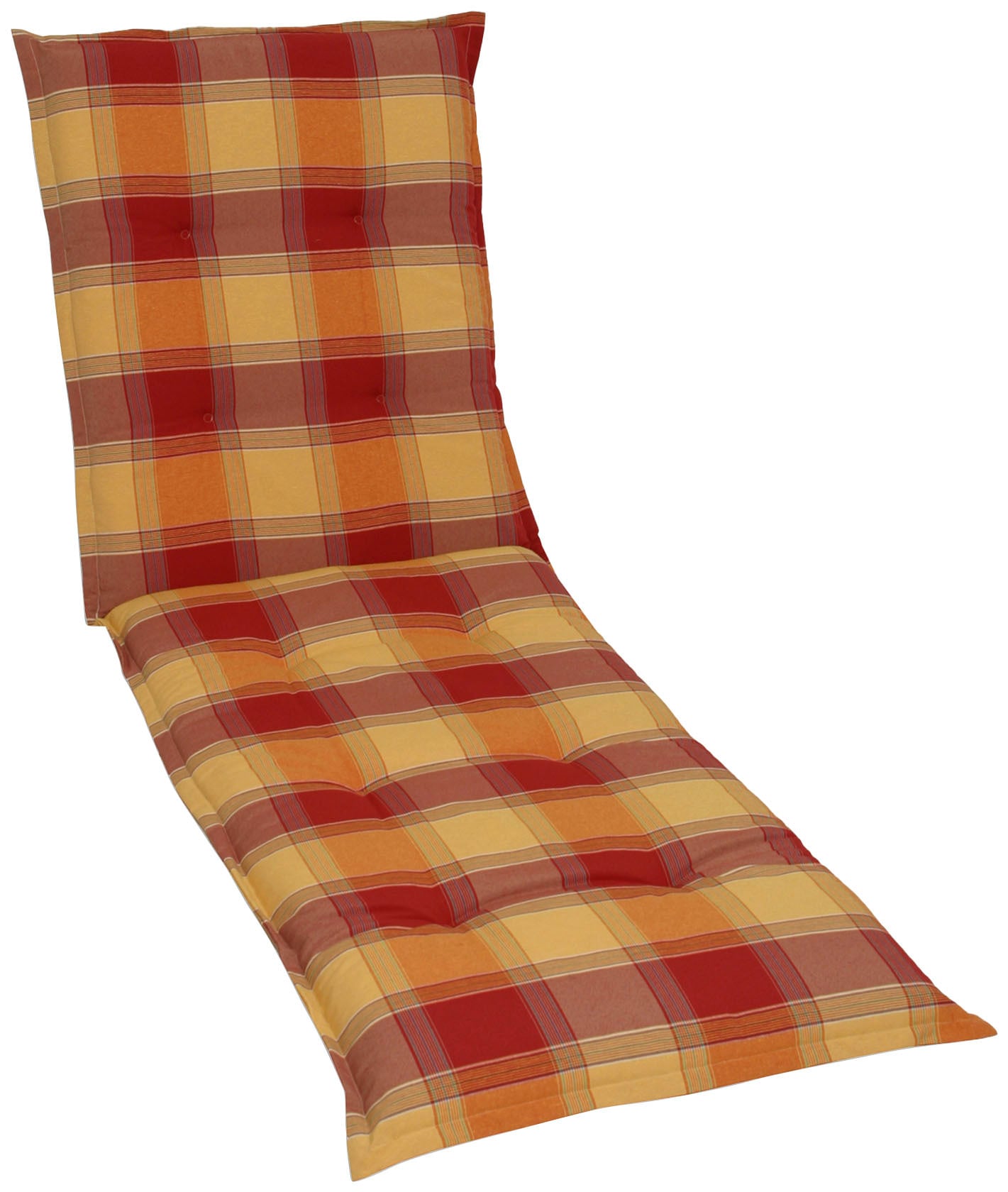 GO-DE Liegenauflage terracotta Obermaterial: 50% Baumwolle, 50% Polyester