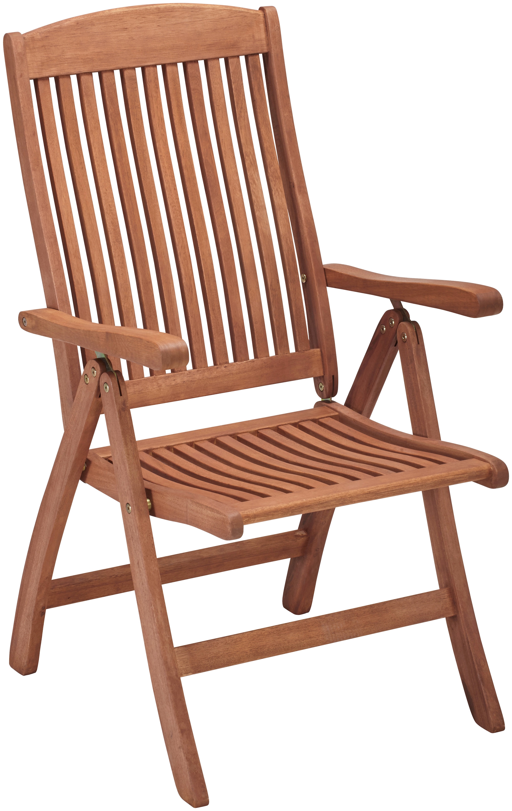 MERXX Garten-Essgruppe »Maracaibo«, (13 tlg., 6xKlappsessel, inkl. Auflagen, 1x Ausziehtisch 160(210)x90 cm), Eukalyptusholz, FSC® Mix, geeignet für 6 Personen