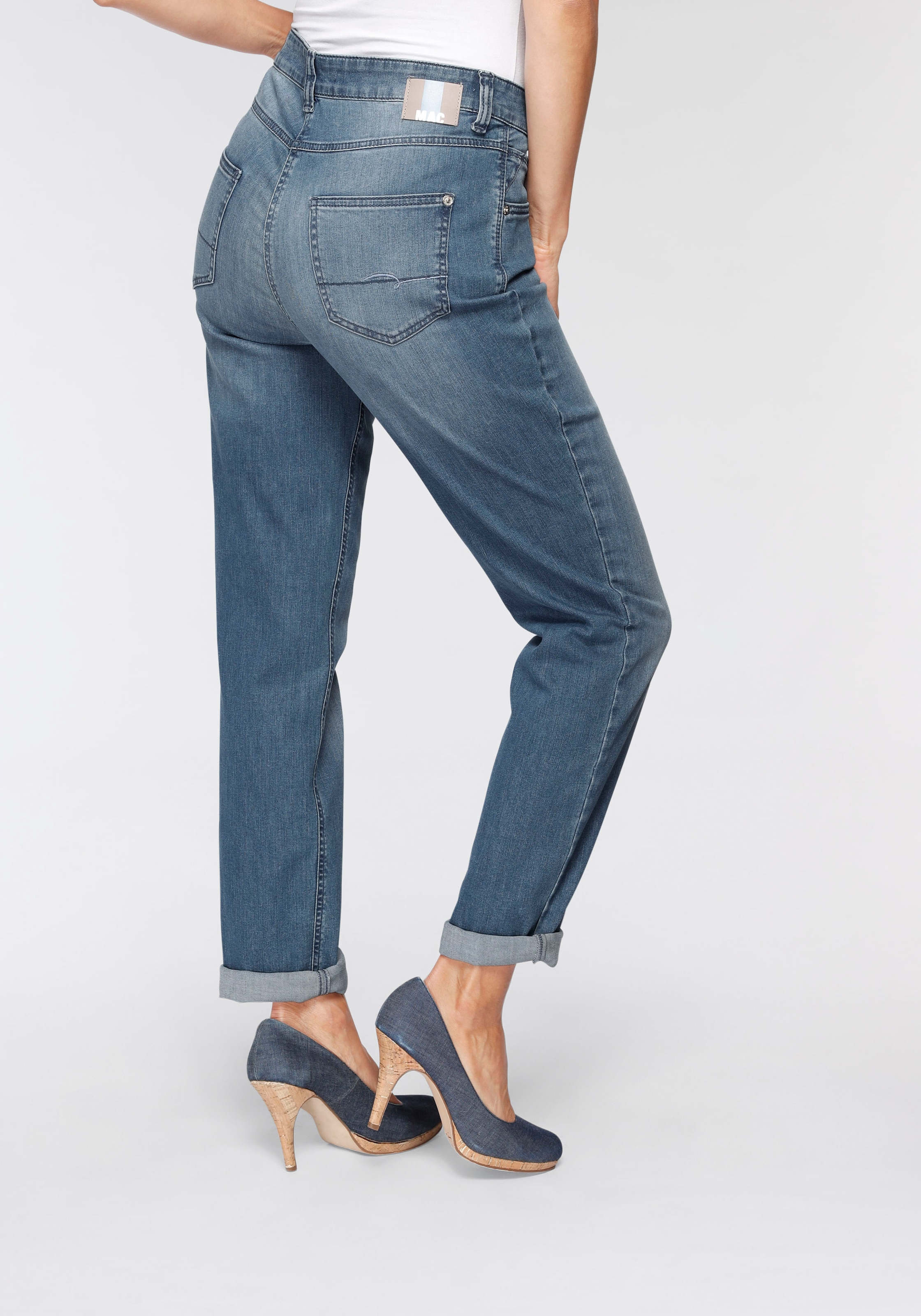 MAC Stretch-Jeans »Melanie«, Gerade geschnitten