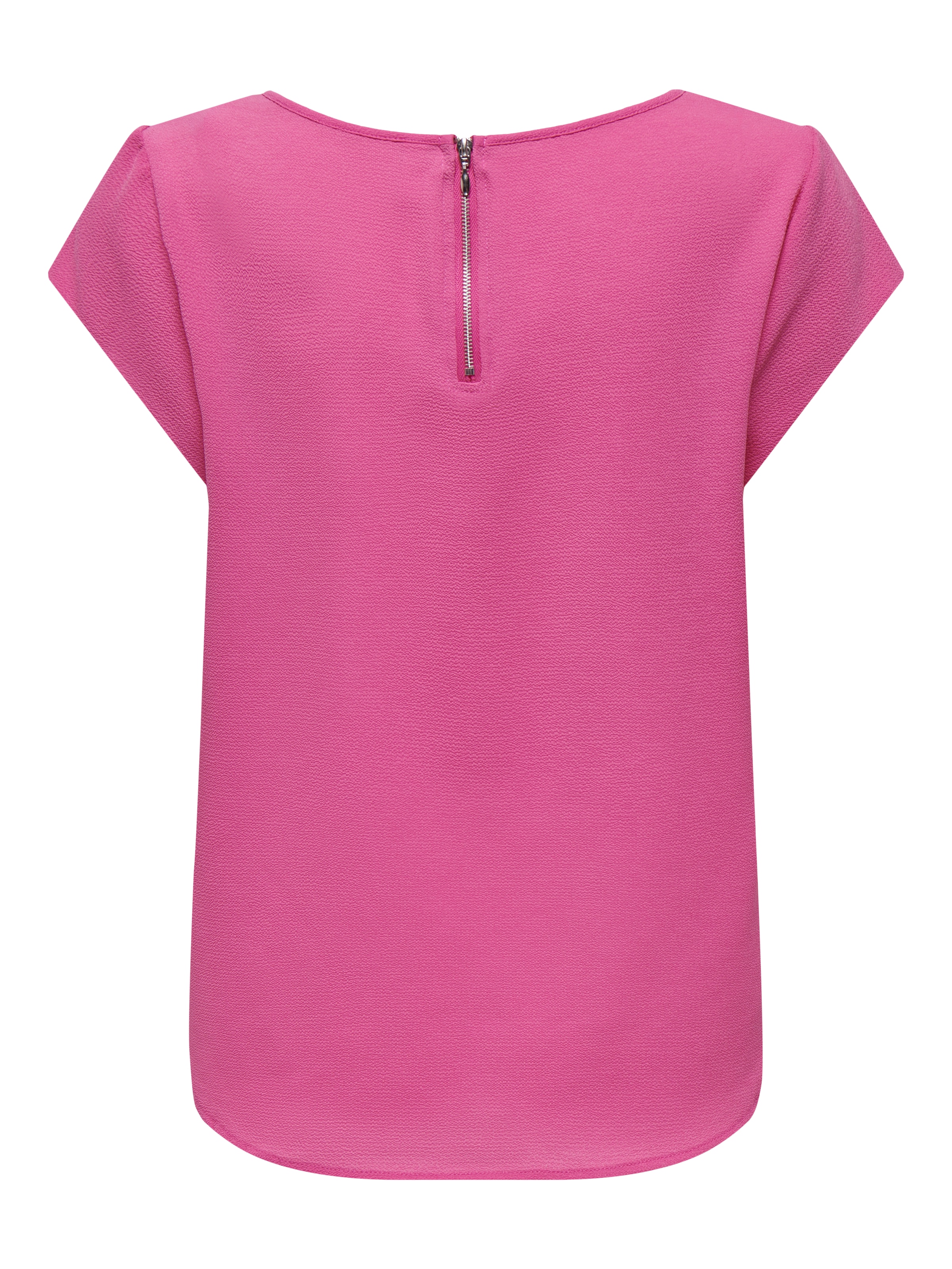 ONLY Kurzarmbluse »ONLVIC – feminines Blusenshirt in lockerer Form« Materialmix, regular fit