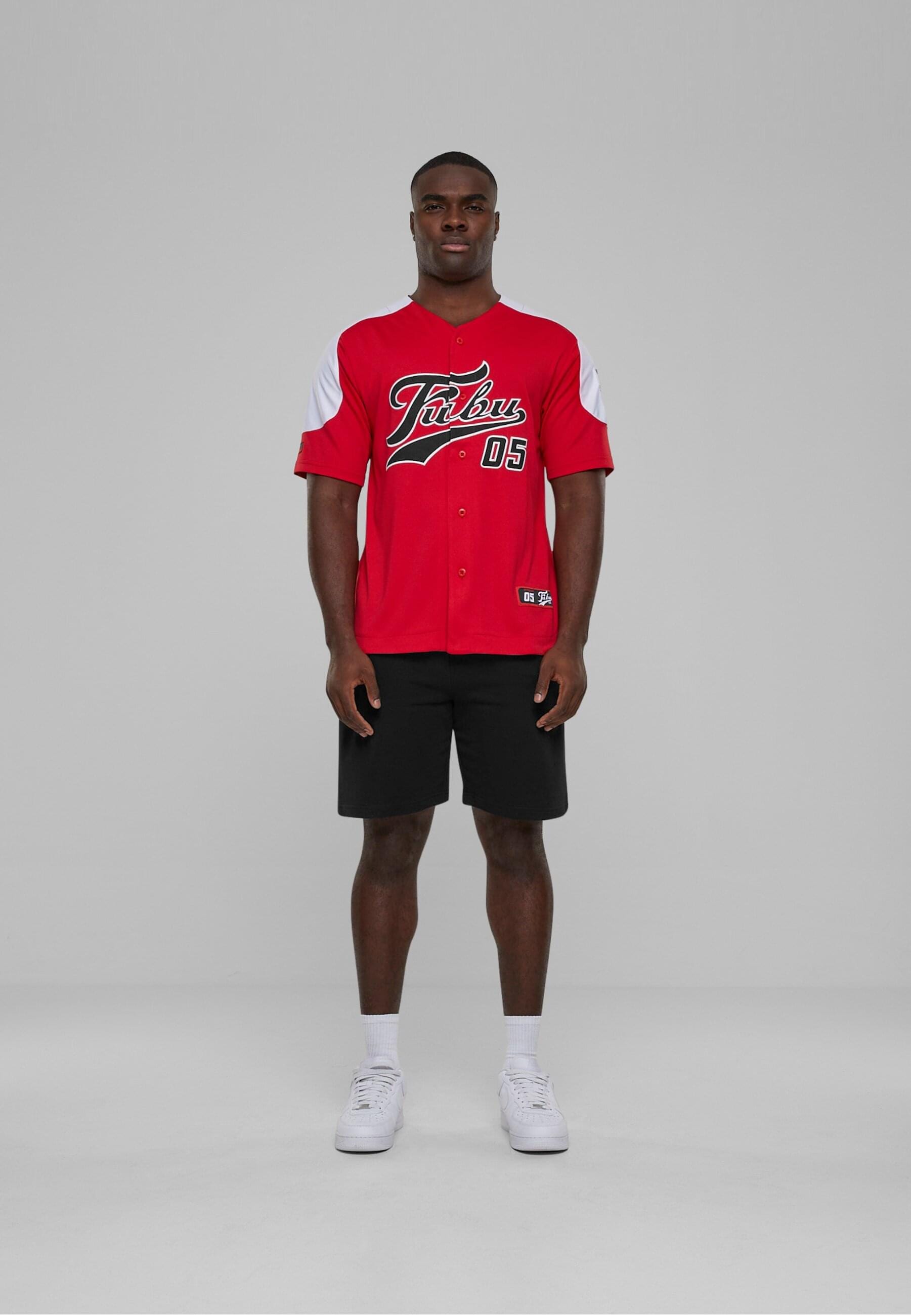 Fubu Langarmhemd »Fubu Herren FM222-019-1 FUBU Varsity Block Baseball Jersey« 1 Stk.