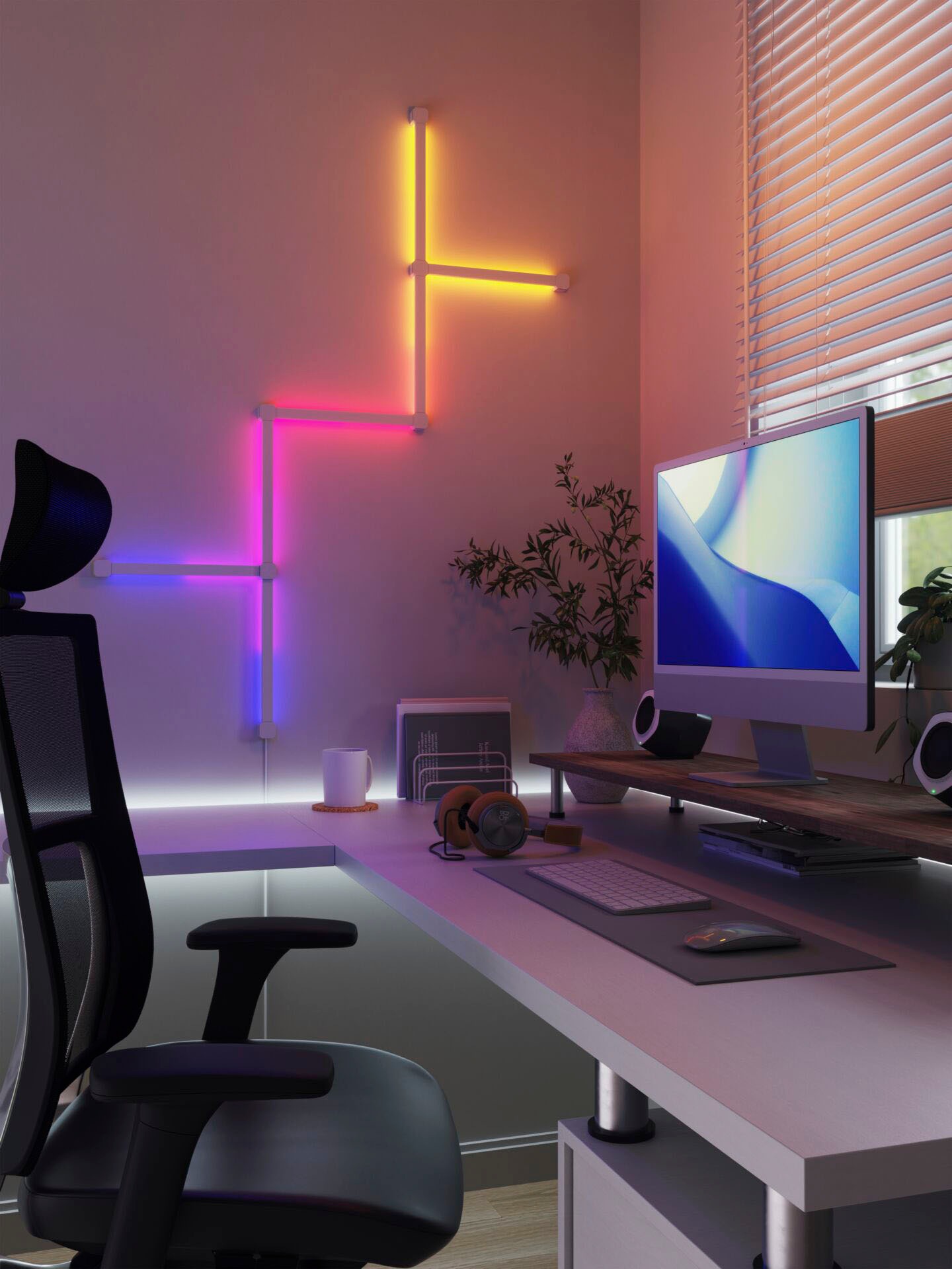 nanoleaf LED Lichtleiste »Lines«, Smarte Technologie und elegante Beleuchtu günstig online kaufen