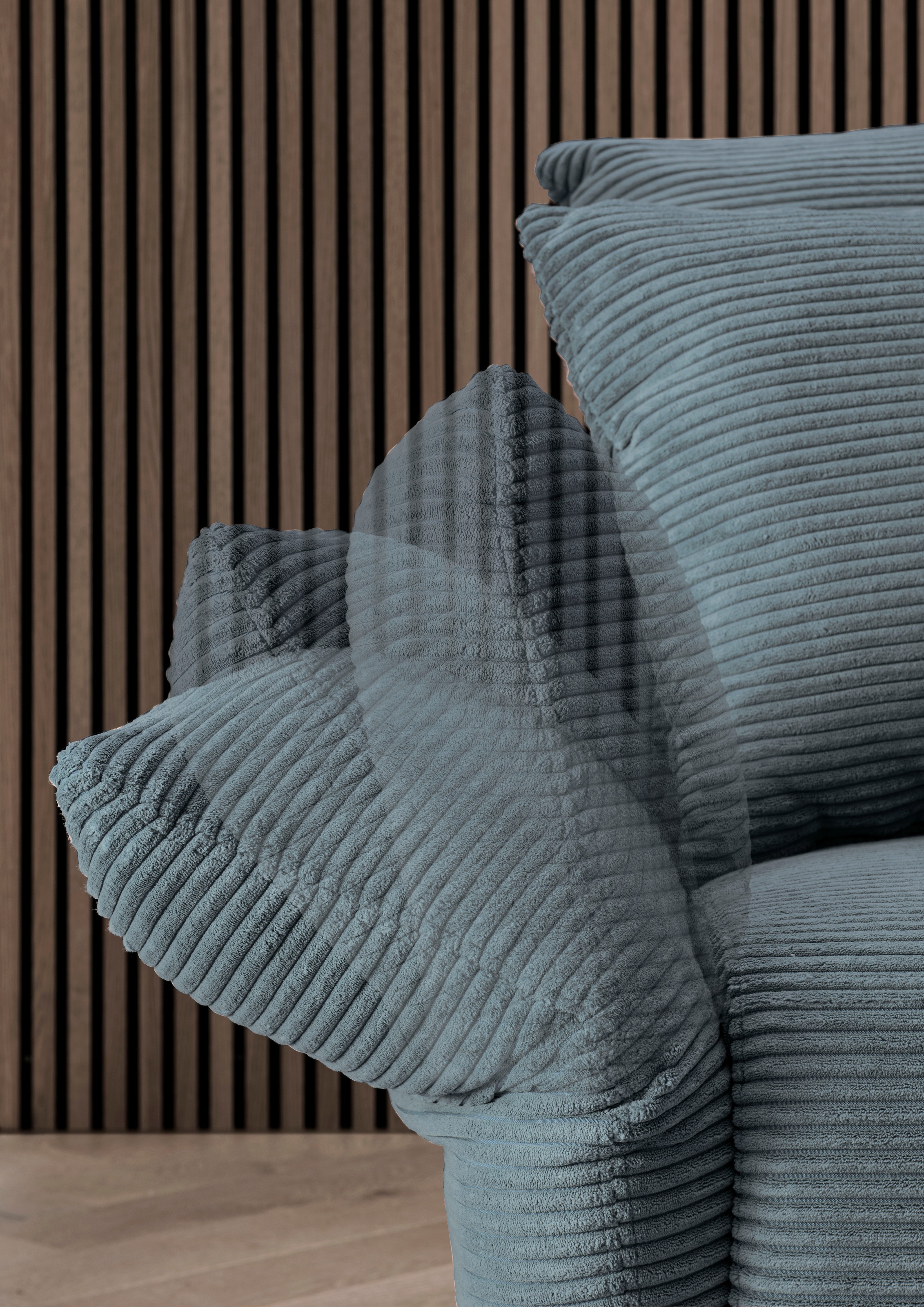 INOSIGN Ecksofa »Amarena L-Form«, inklusive Armlehnenverstellfunktion, 4x Zierkissen gratis