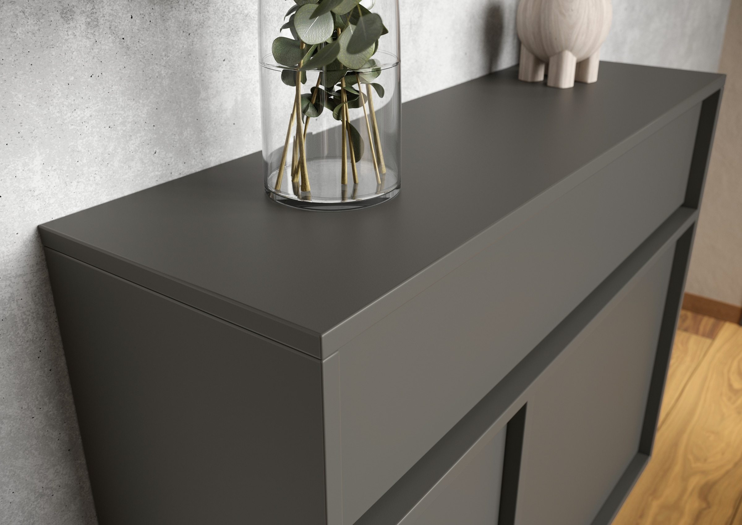 GERMANIA Mehrzweckschrank »Ameca 2.0«, stehend und hängend montierbar, moderner Flurschrank, Breite 83 cm