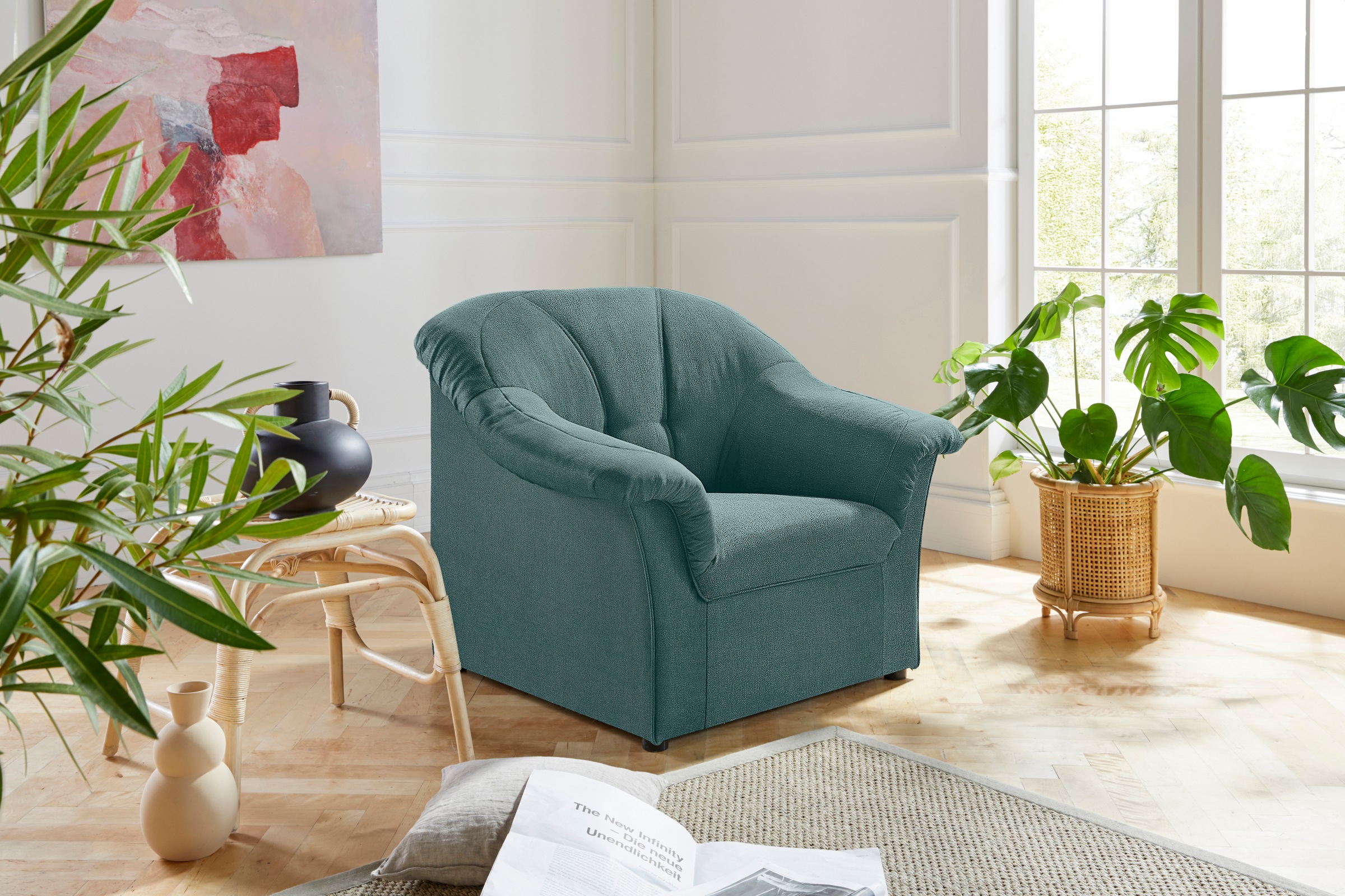 DOMO collection Sessel »Pegnitz zeitlos, elegant und bequem« günstig online kaufen