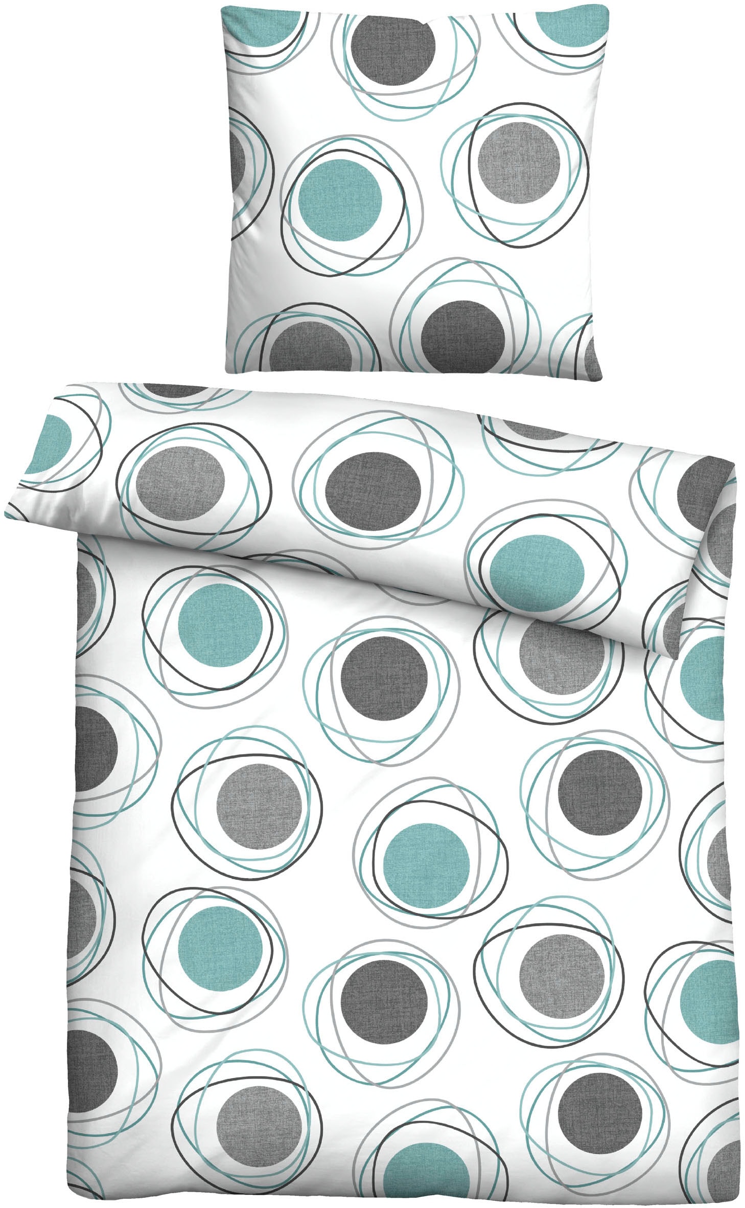 Castell - Markenbettwäsche Bettwäsche »0460126« 2 Stk. tlg. Polycotton, hau günstig online kaufen