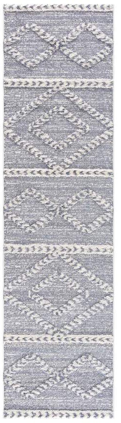 Carpet City Hochflor-Teppich »Focus 3022«, rechteckig, 20 mm Höhe, Läufer, Boho, Hochtief-Muster/ 3D-Effekt, für Wohnzimmer, Schlafzimmer