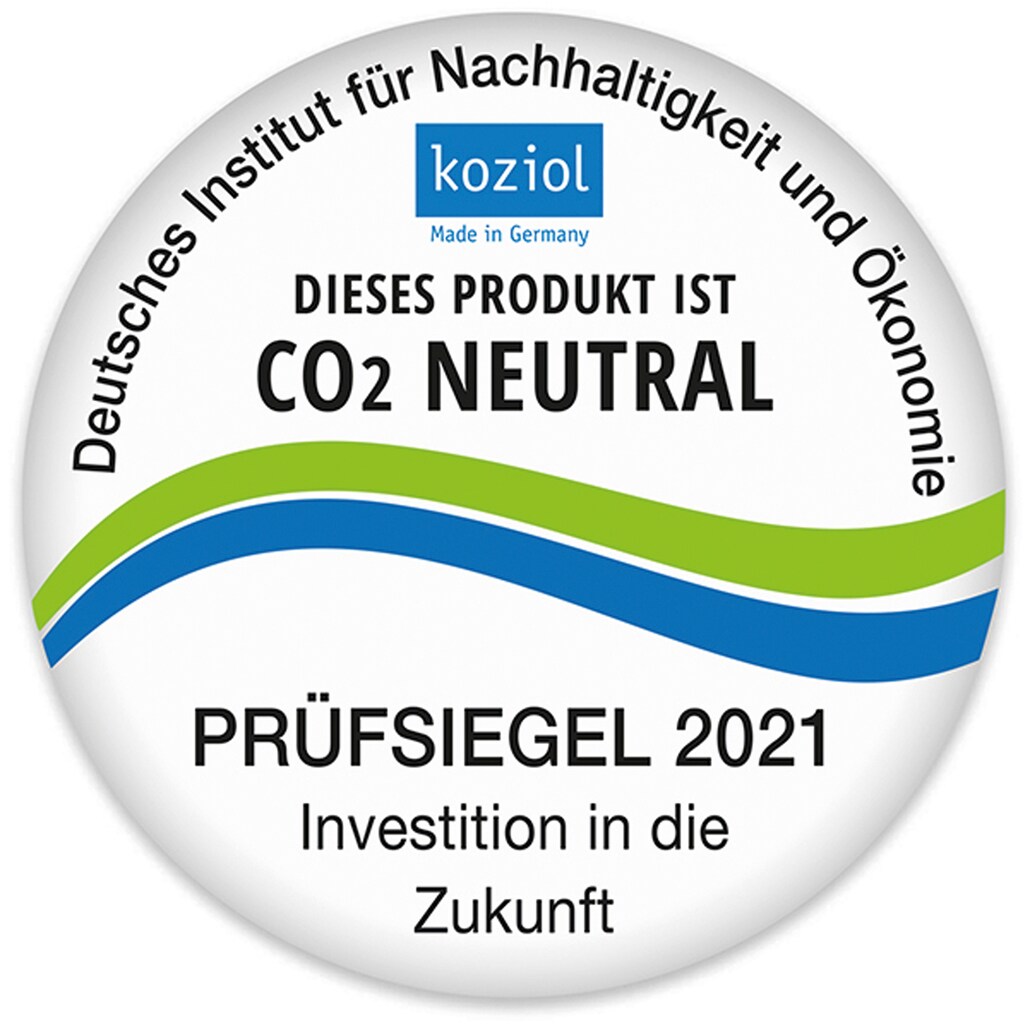 KOZIOL Mikrowellenteller »CONNECT SEPAREE«, recycelbar + aus biozirkulärem, nachhaltigem Material, 1,5 Liter