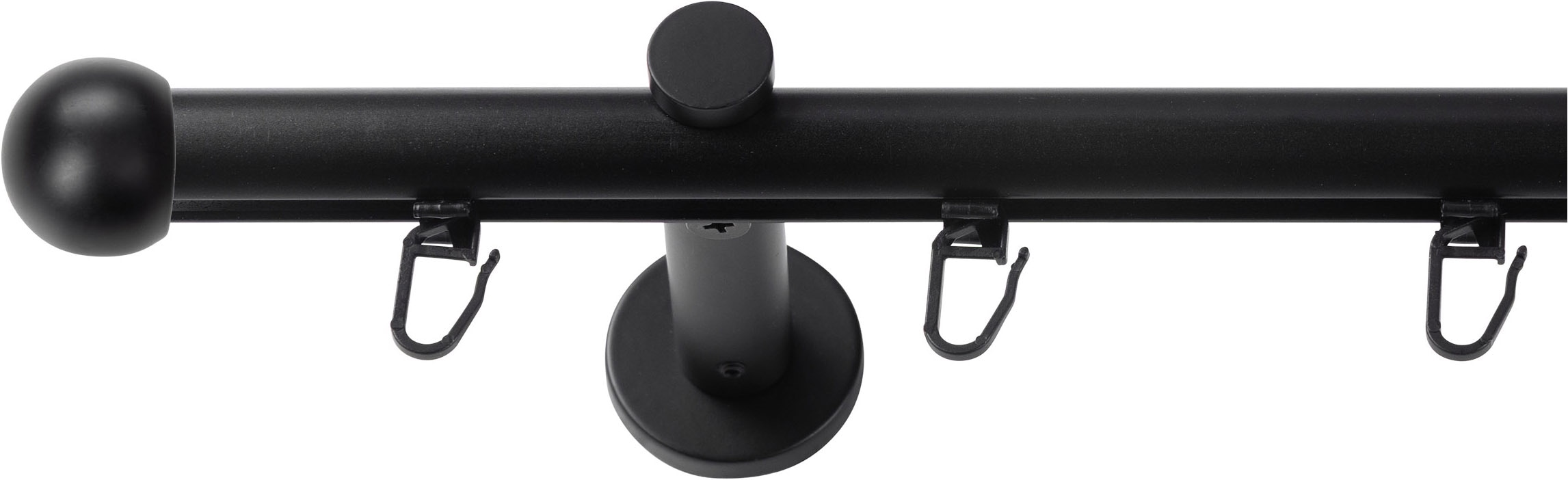 SN DECO GROUP Gardinenstange Ø 19 mm 1 läufig-läufig Fixmaß;kürzbar