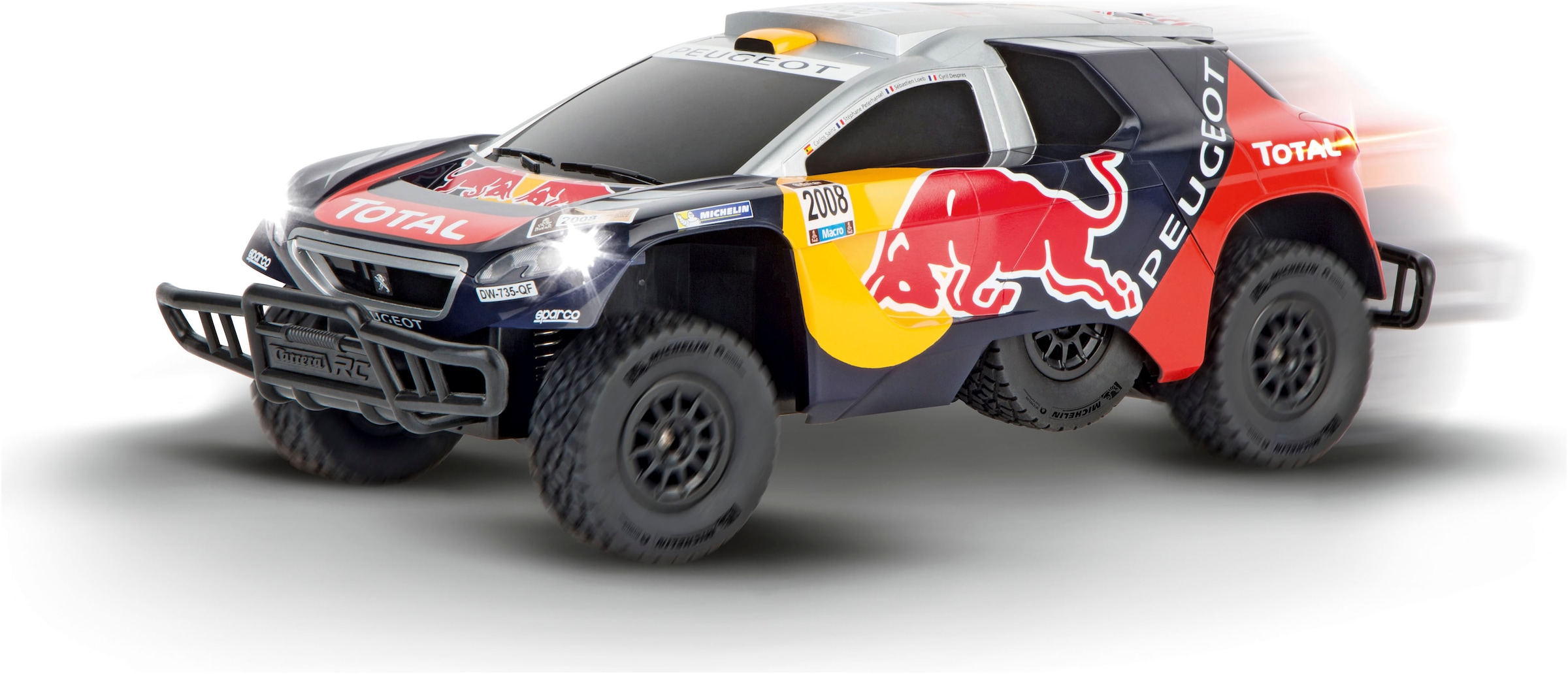 Carrera® RC-Auto »Carrera® RC, Peugeot 2008 DKR 2016 - Red Bull, 2,4 GHz«