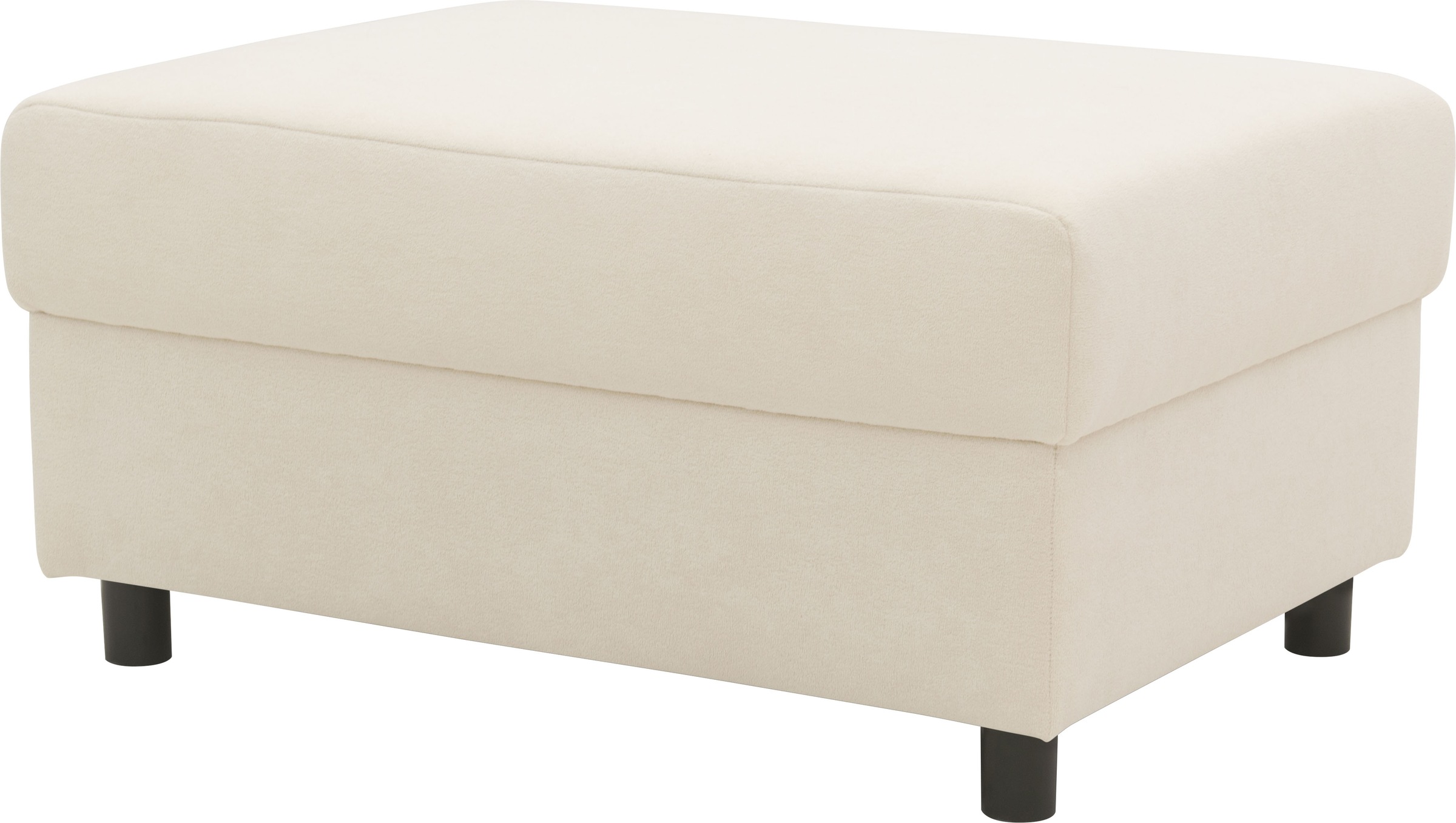 DOMO collection Polsterhocker »Turah 2 in Cord oder Luxus-Microfaser«, moderner Polsterhocker, passend zum Ecksofa, B/T/H: 83/60/44 cm