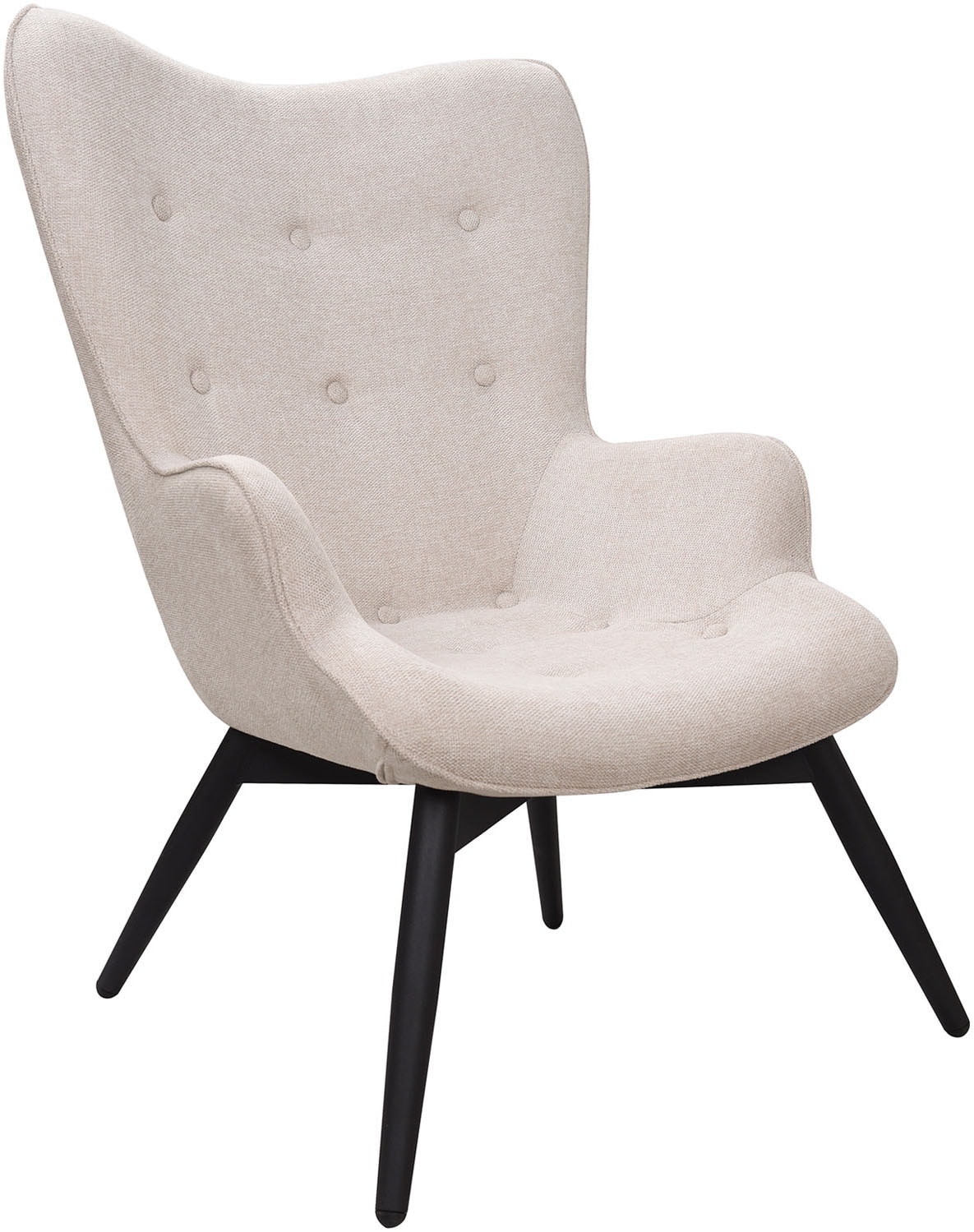SalesFever Sessel, (1 St.), Zierknöpfe in der Rückenlehne