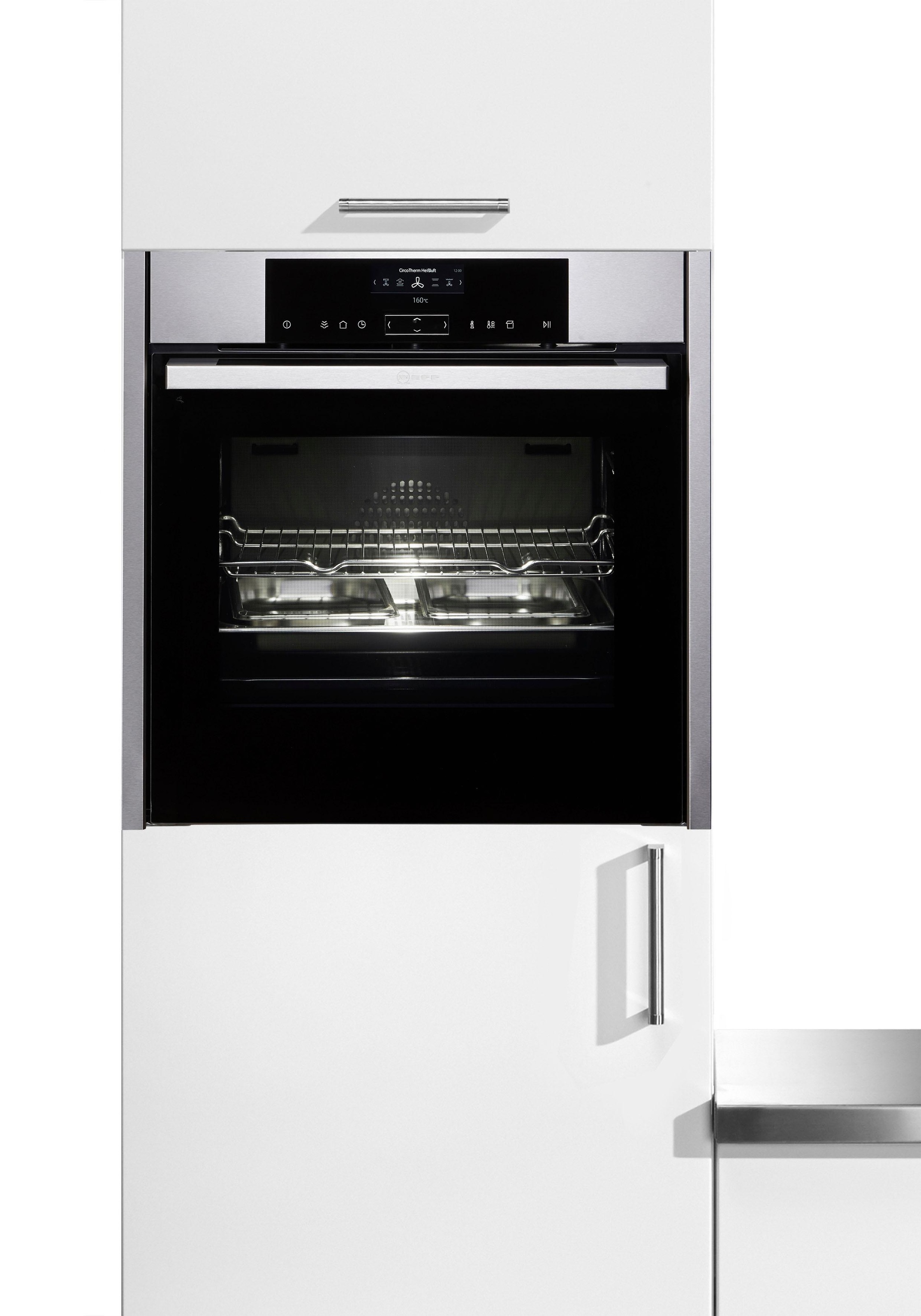 Bild von NEFF Dampfbackofen »B15FS22N0«, N 90, B15FS22N0, mit Teleskopauszug nachrüstbar, easyClean, FullSteam® - Volldampf