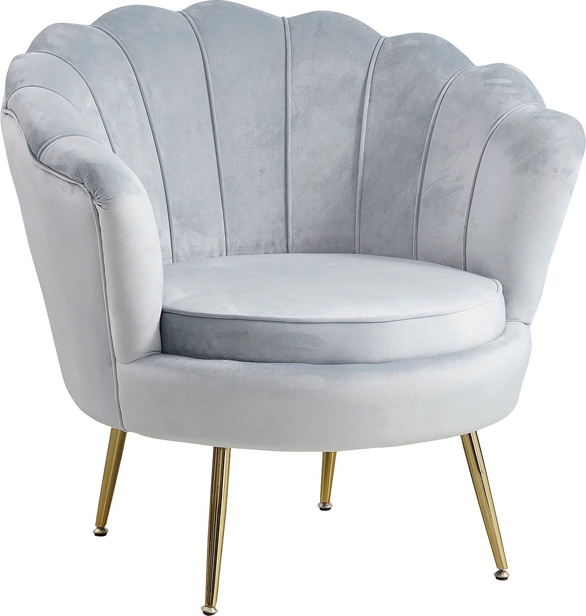 SalesFever Loungesessel "Clam - Design Loungesessel", Prachtvoll extravagan günstig online kaufen