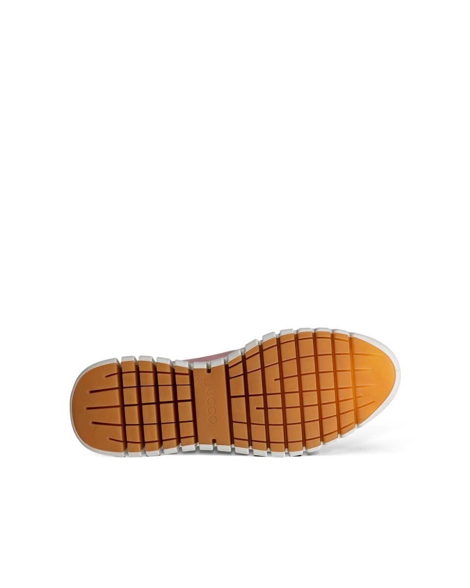 Ecco Slip-On Sneaker »GRUUV W«, Schlupfschuh, Freizeitschuh, Halbschuh mit elastischen Schnürsenkeln