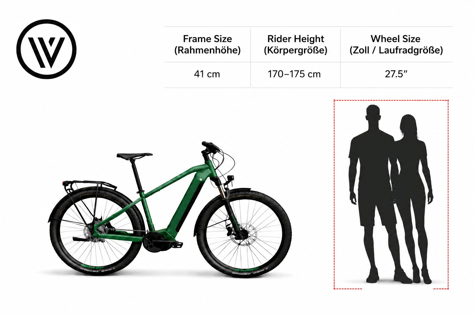 WANTED »WANTED CORVARA 27,5 Zoll – Bosch Performance Line CX Motor, RockShox« 10 Gang Shimano DEORE RDM5120 Schaltwerk Kettenschaltung Mittelmotor 250 W