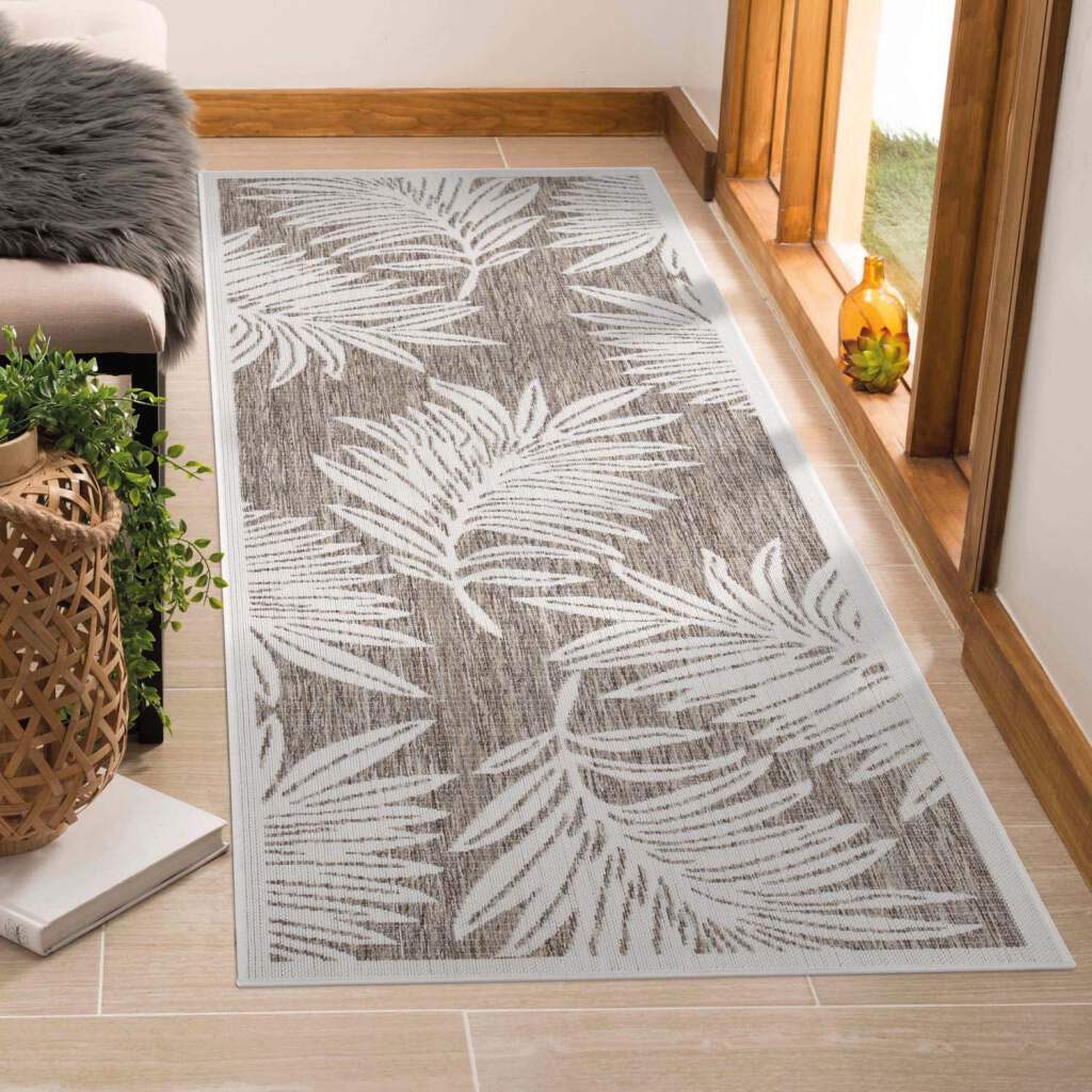 Carpet City Outdoorteppich »Outdoor 468«, rechteckig, 5 mm Höhe, Läufer, UV-beständig, Flachgewebe, auch quadratisch, In- und Outdoor