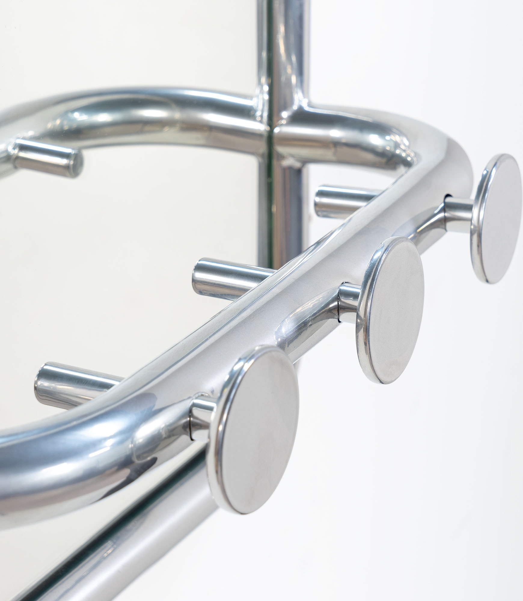 Spinder Design Wandspiegel »RETRO«, (1 St.), Retro Spiegel mit 3 Haken