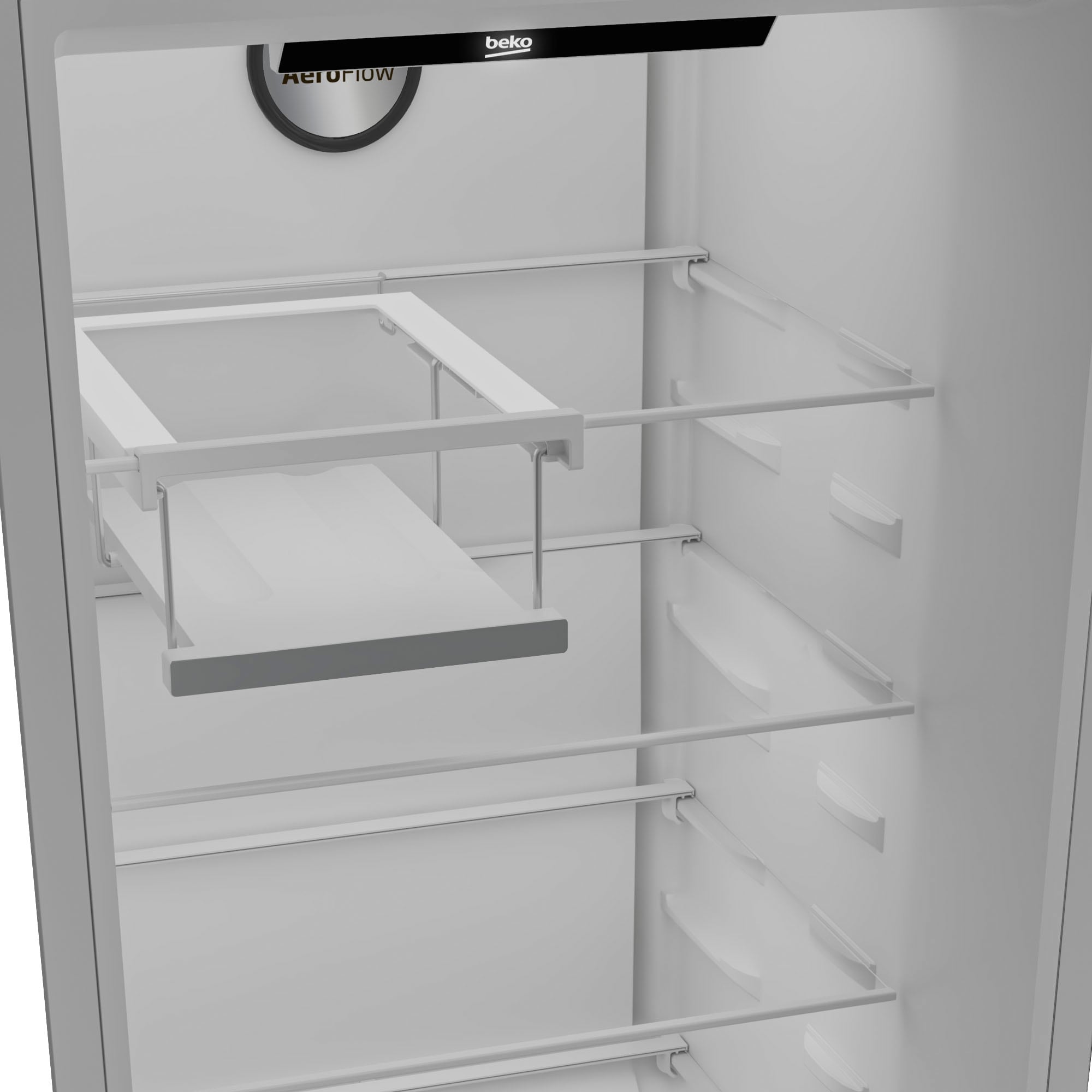 BEKO Kühlschrank »B3RMLNE444HXB«, B3RMLNE444HXB 7284643790, 186,5 cm hoch, 59,7 cm breit