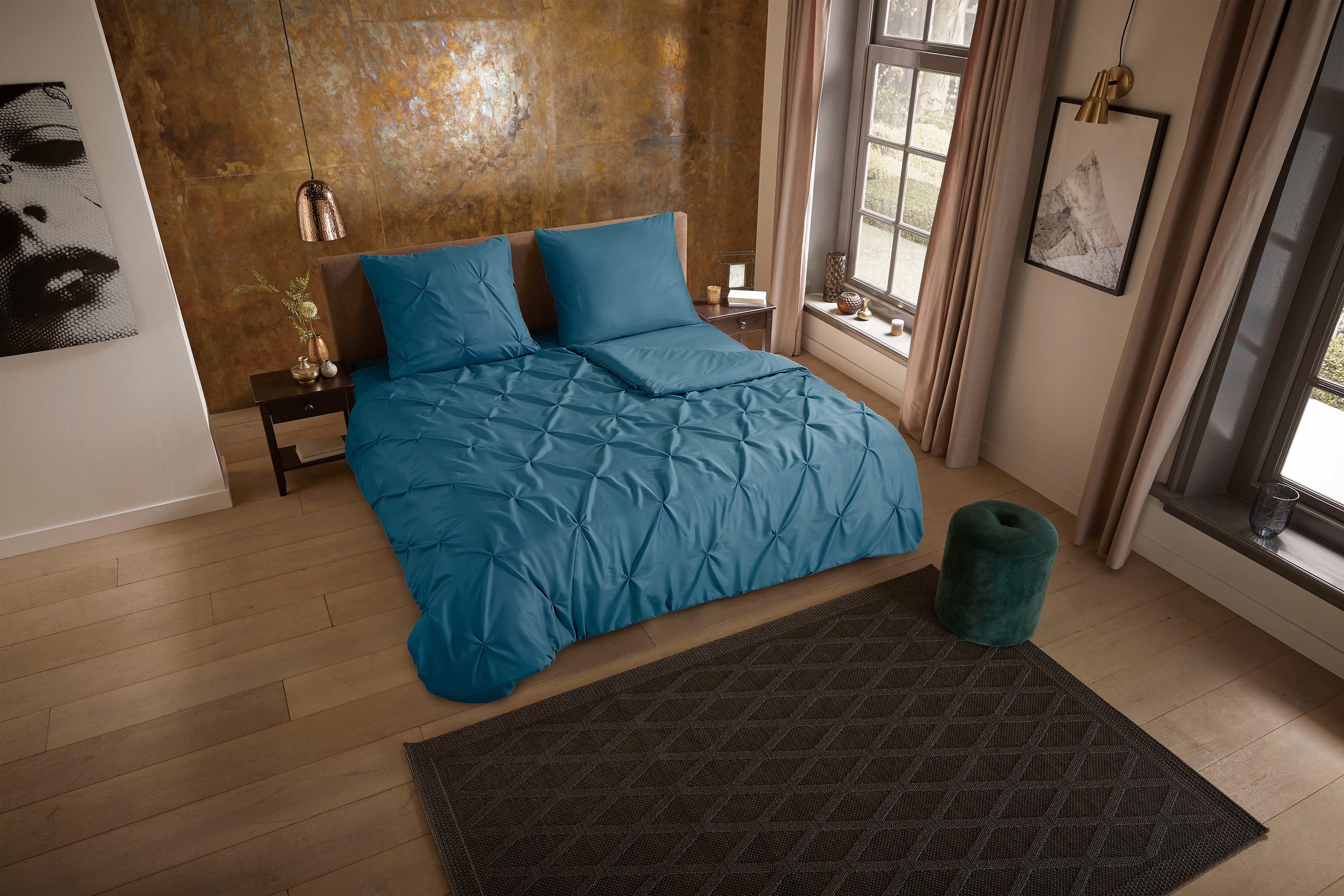 PURE luxury collection Wendebettwäsche »Elegence« 3 Stk. tlg. Mikrofaser, U günstig online kaufen