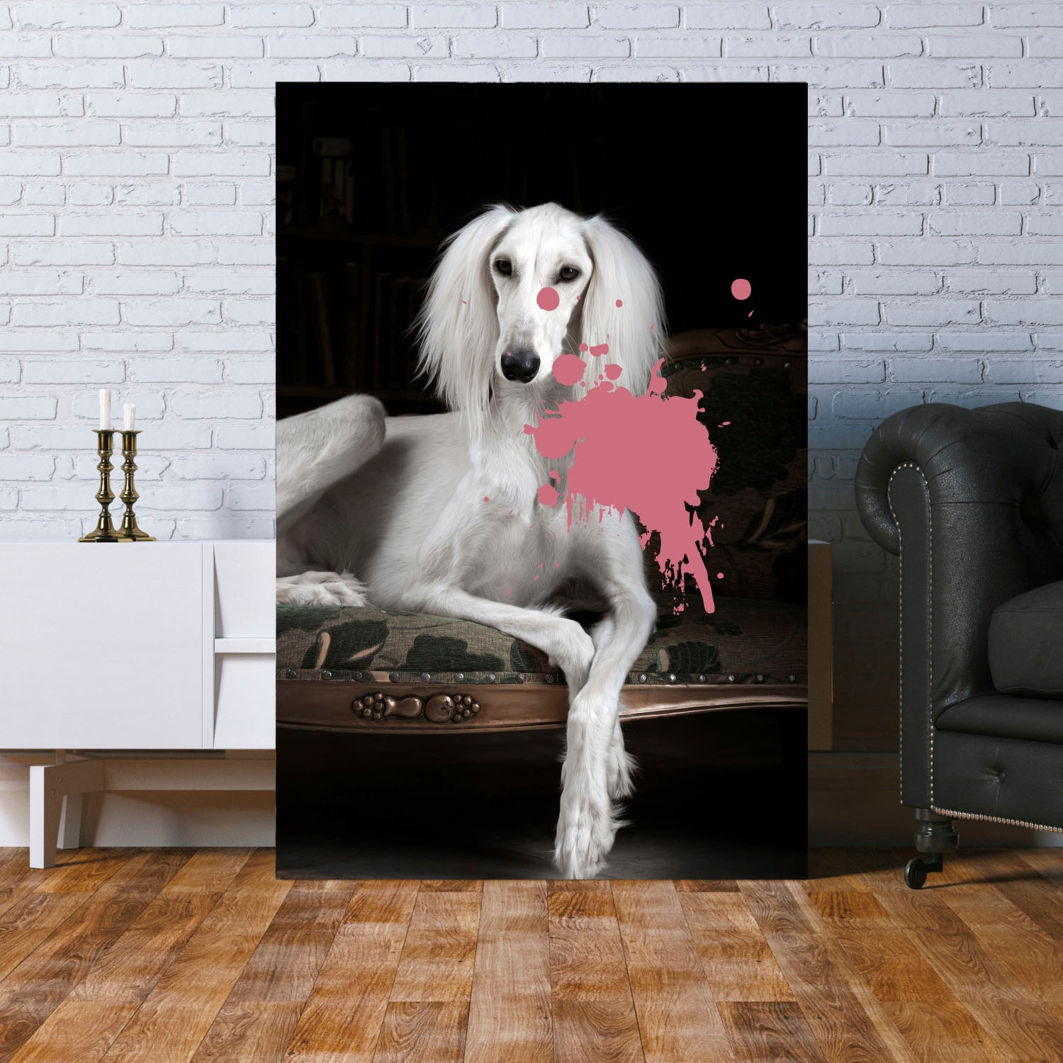 queence Acrylglasbild "Hund" günstig online kaufen