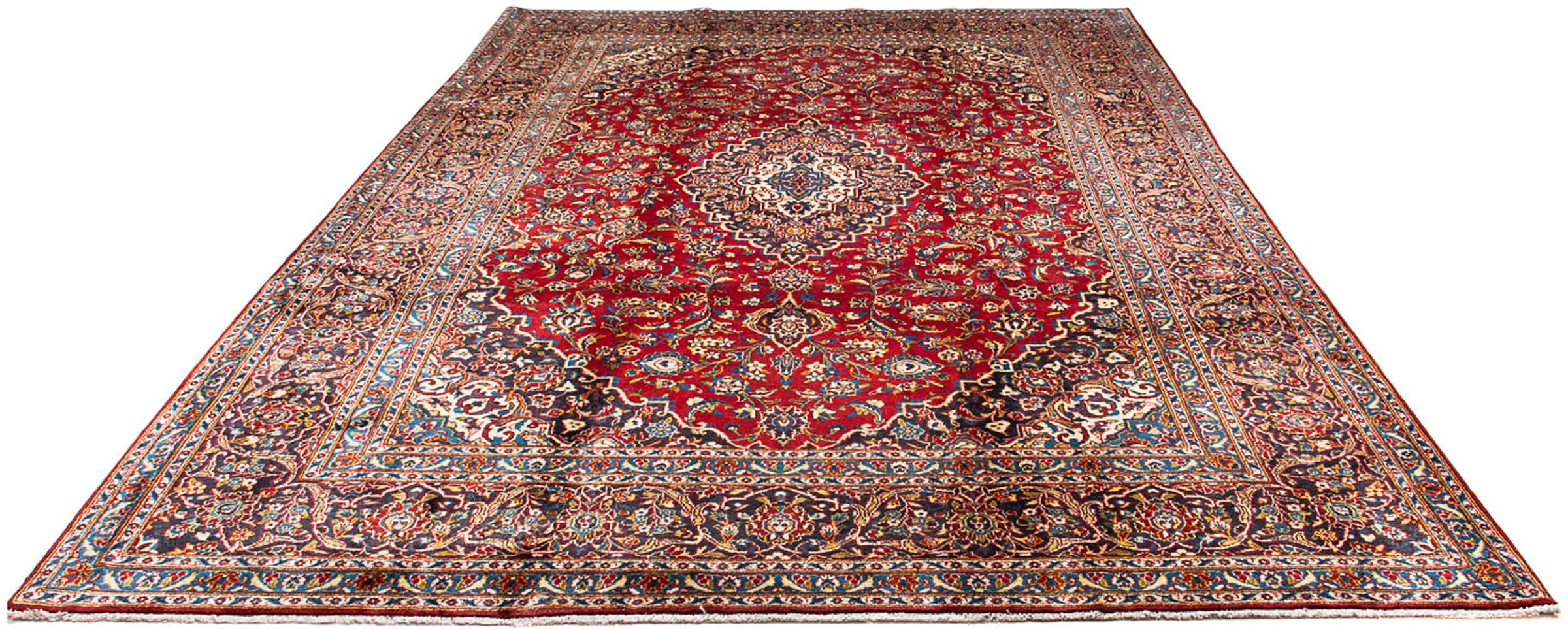 morgenland Orientteppich »Perser - Keshan - 354 x 240 cm - rot«, rechteckig günstig online kaufen